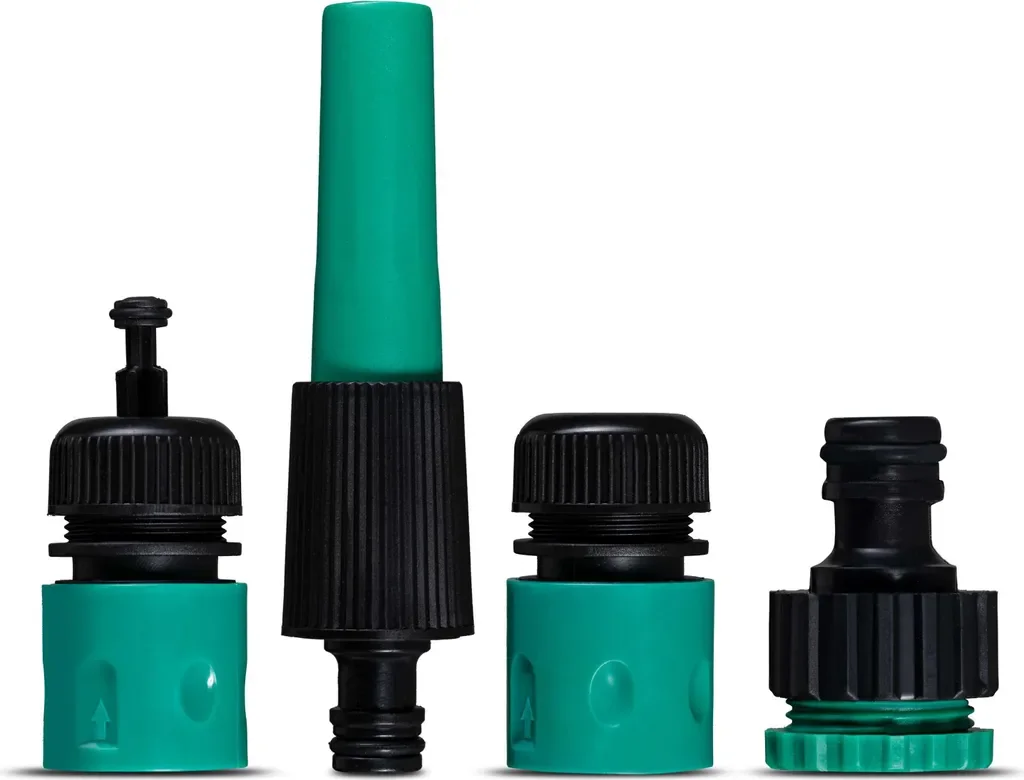 Grafner Anschluss-Set 5-tlg 1/2 Zoll Gartenschlauch Aquastop Spritze