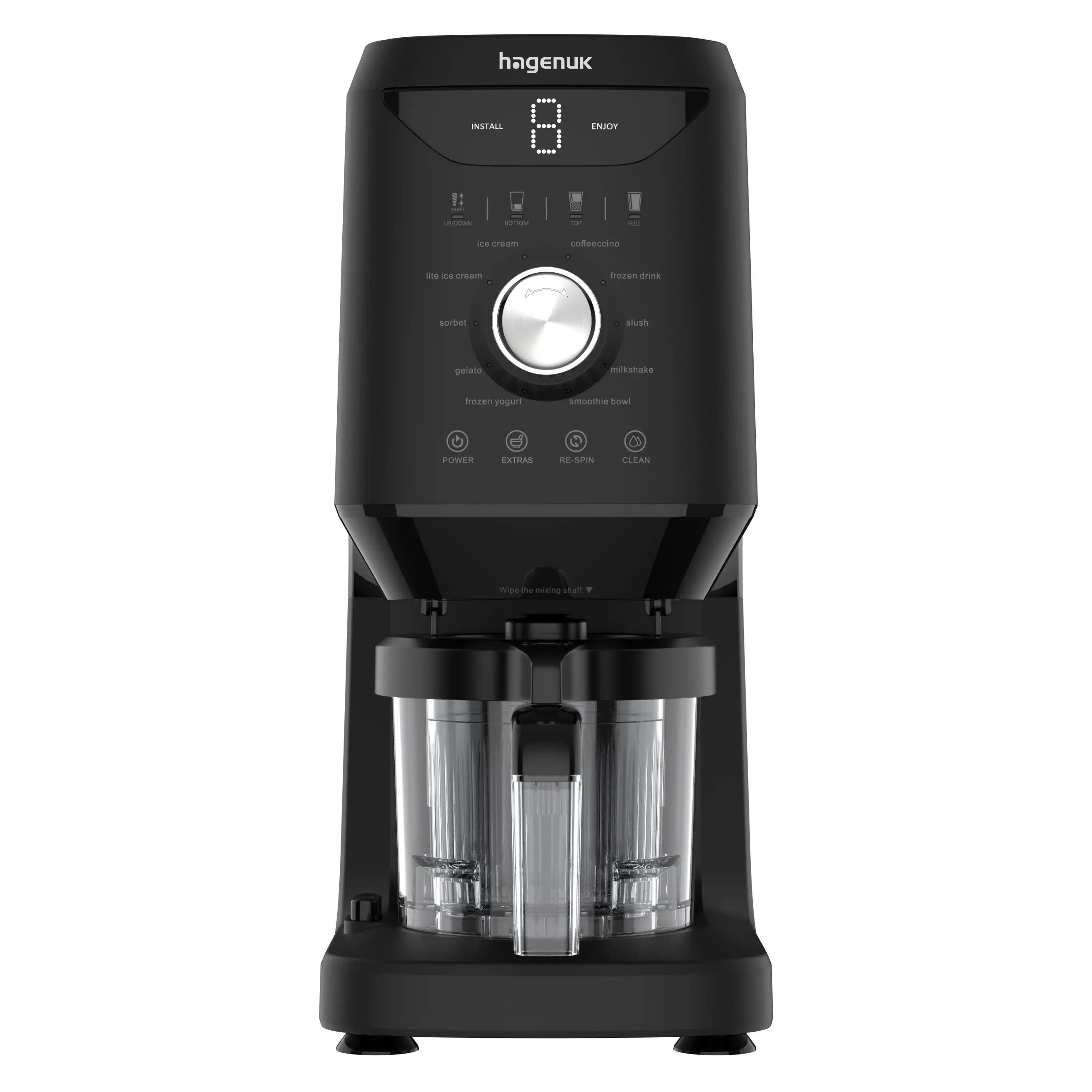 HAGENUK ICE TWIST Eismaschine 800 W Schwarz