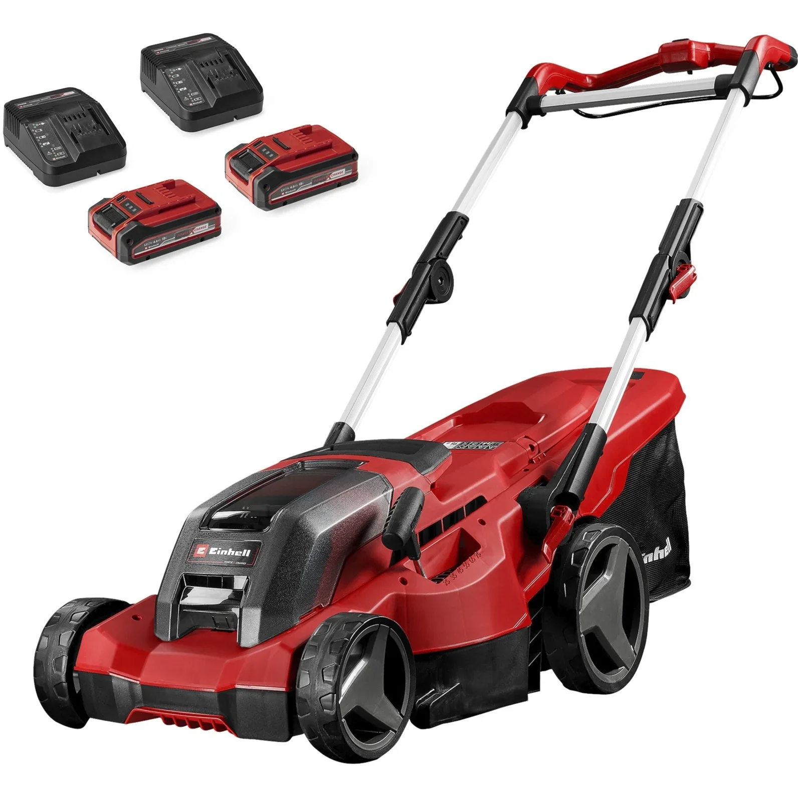 Einhell Power X-Change Akku-Rasenmäher GE-CM 36/37 Li 36 V (2x18V)