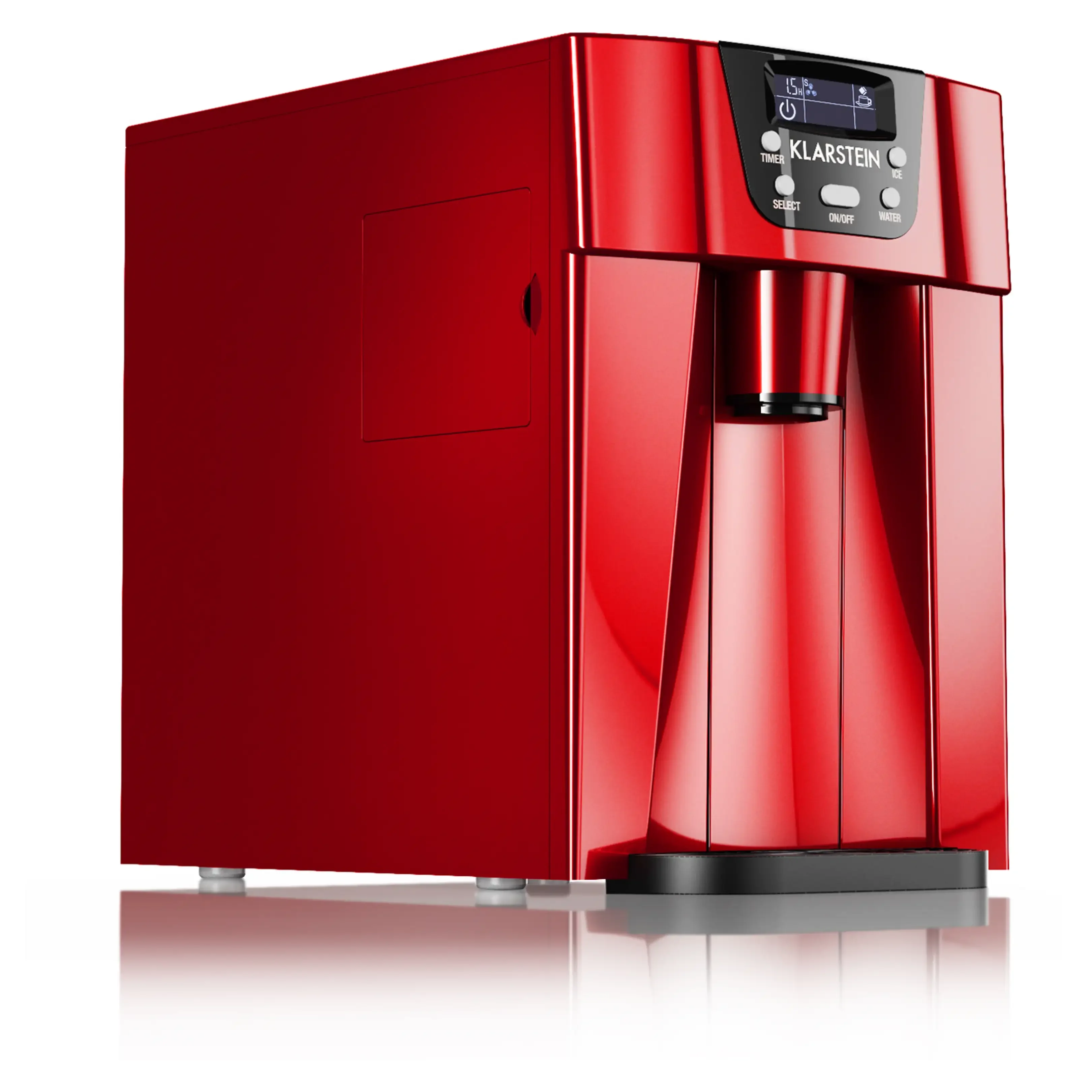 KLARSTEIN Ice Volcano 2G Eiswürfelmaschine Tischgerät 130 W Silber