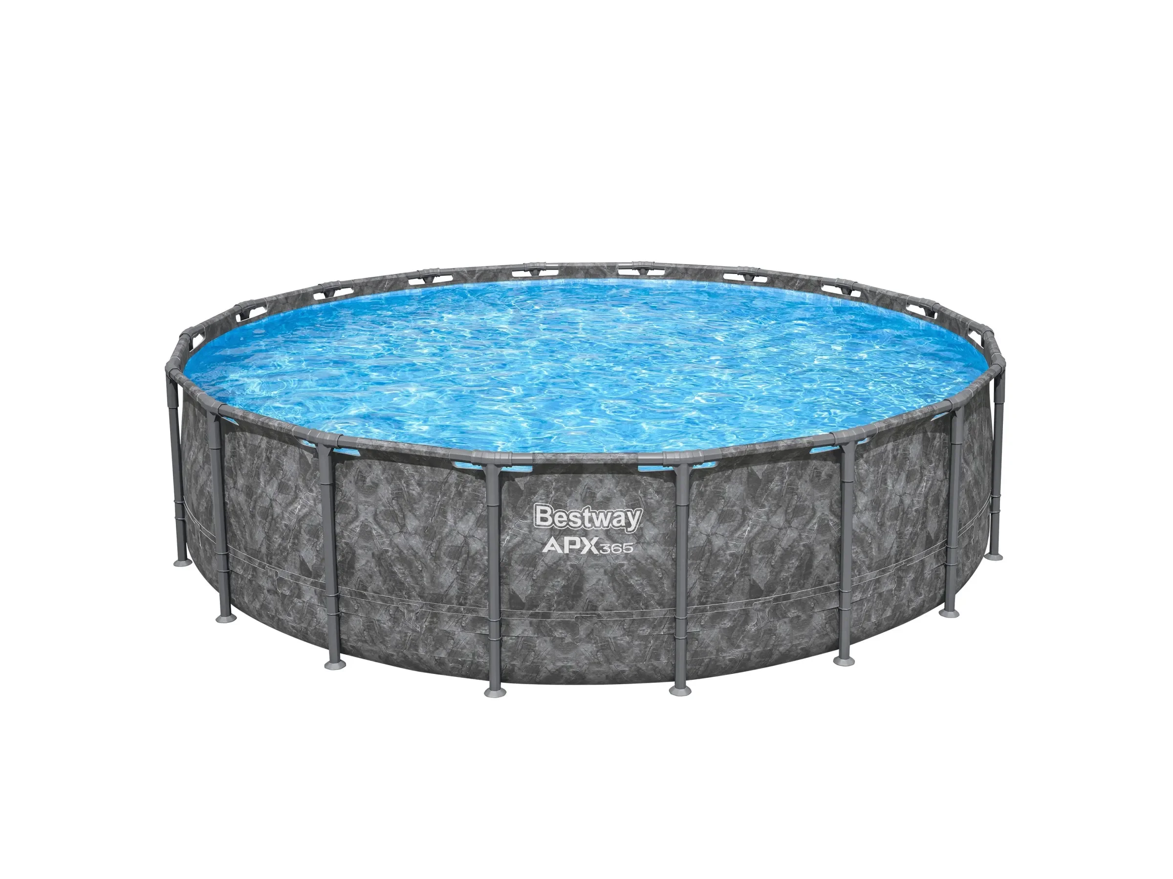 Bestway APX365 Winterfest Pool 549x132 cm Marmor Sandfilteranlage