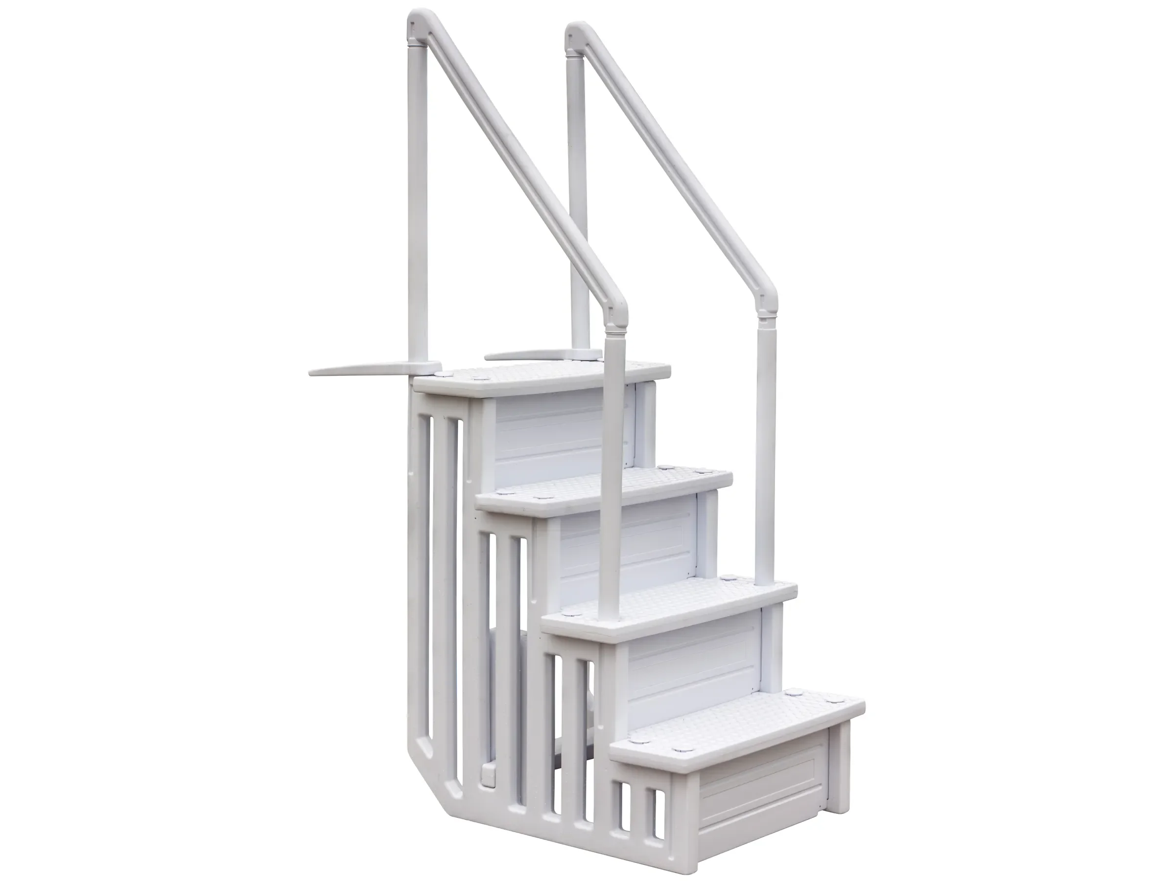 GRE Poolleiter Easy Access Polyethylen 110 kg Traglast Weiß