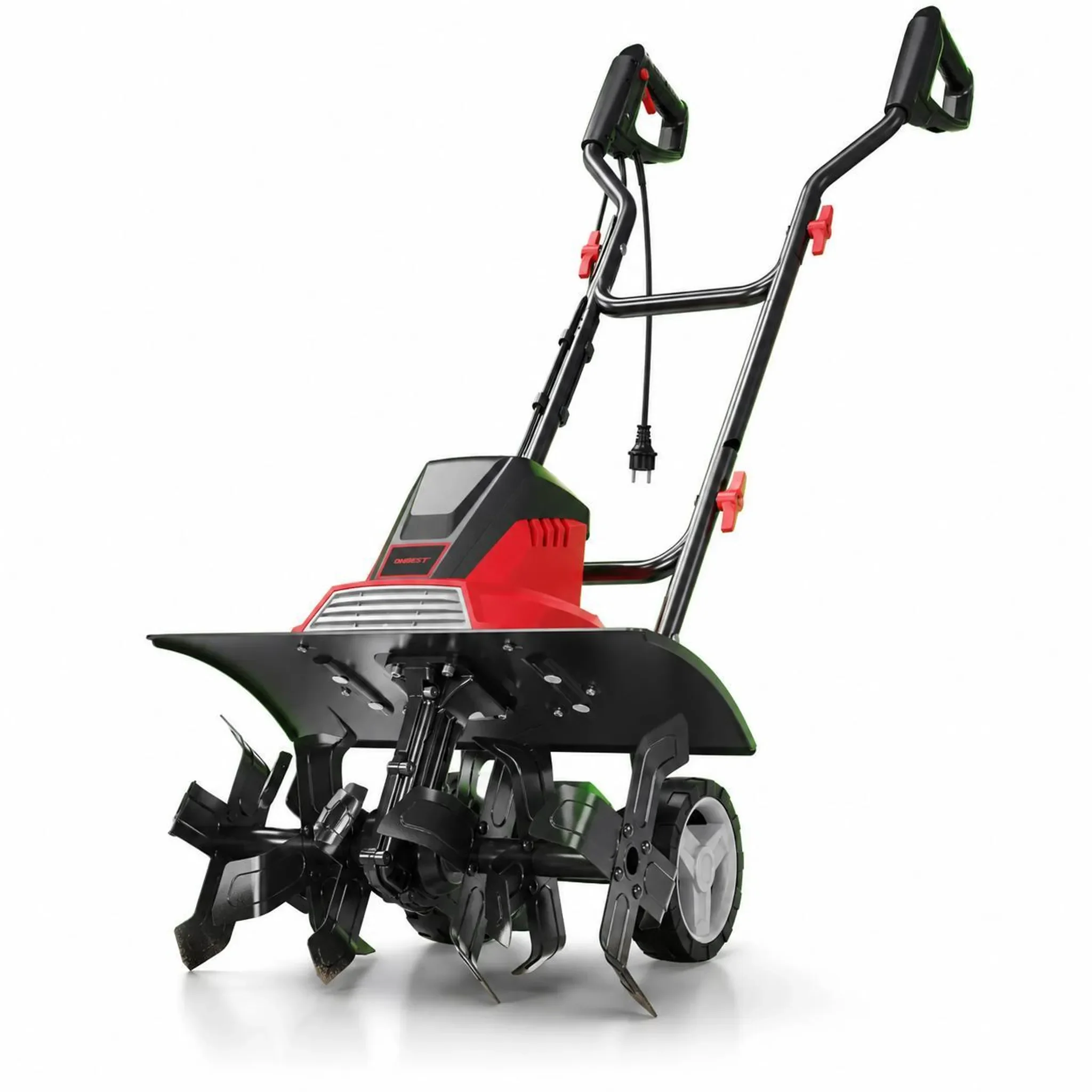 ONBEST Elektro Gartenfräse T1545 1500 W 45 cm 24 Messer