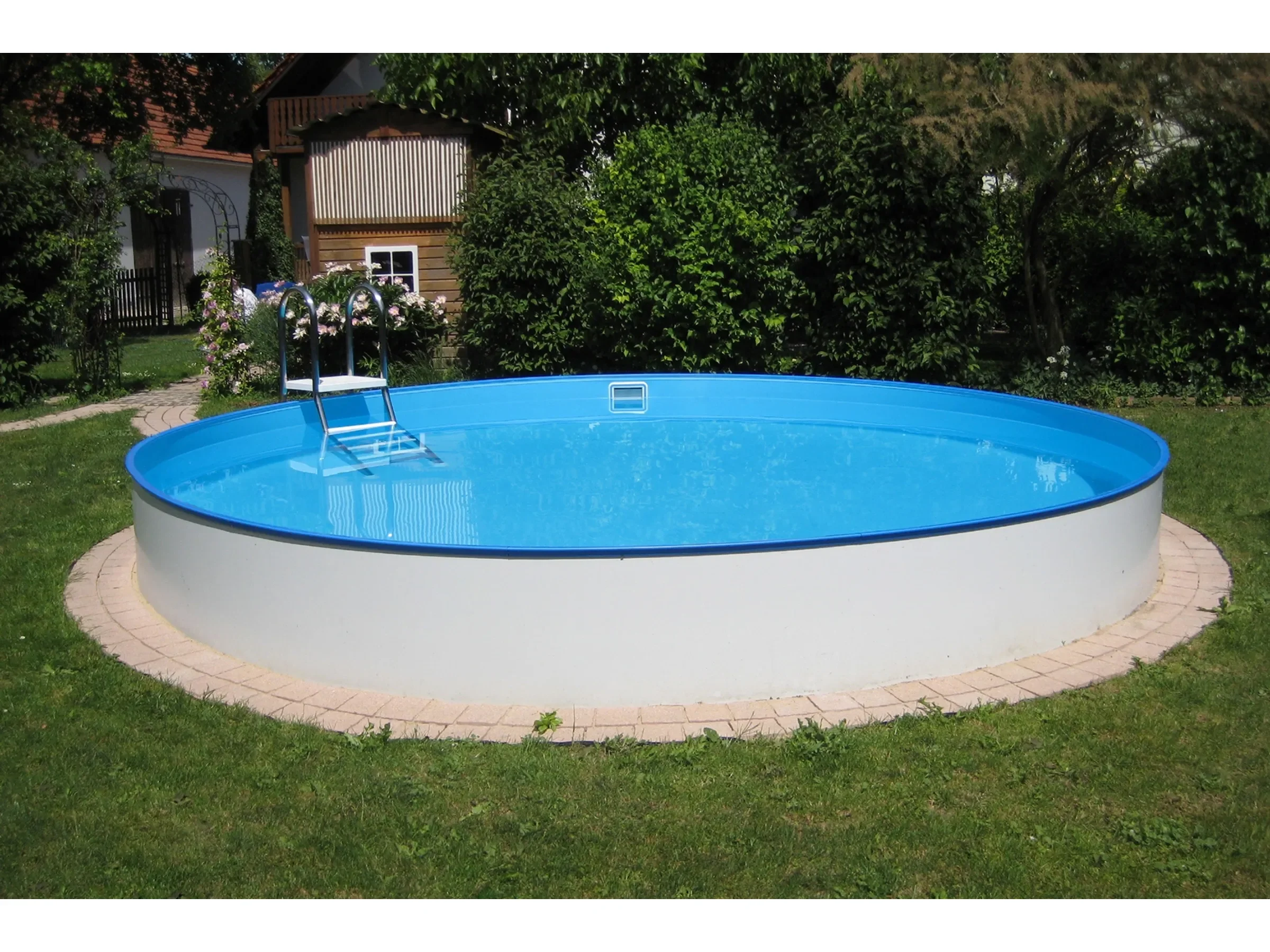 Summer Fun Stahlwandpool rund 350 x 120 cm Einbau und Aufstellbecken