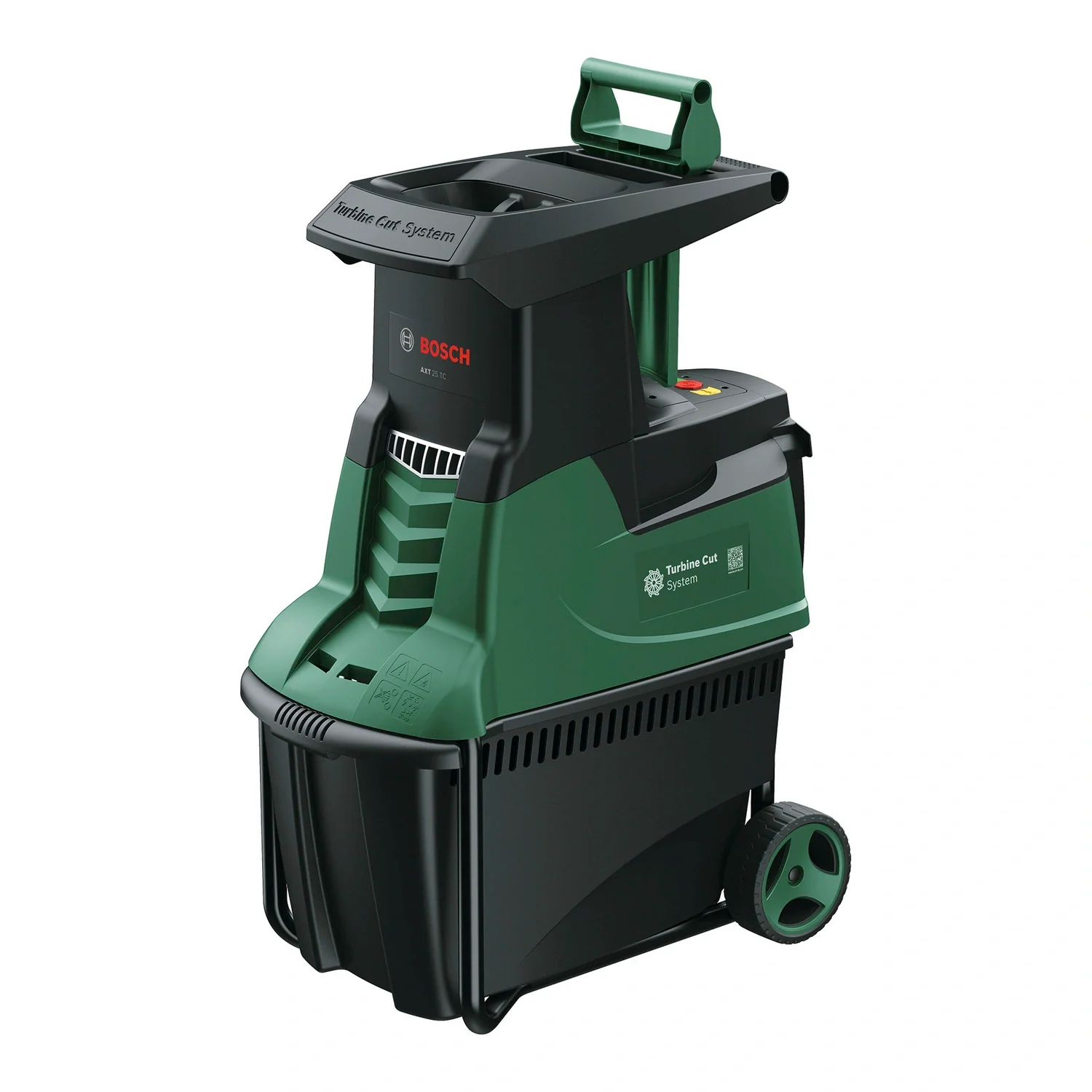 Bosch Häcksler AXT 25 TC Gartenhäcksler mit Astschere und Handschuhen