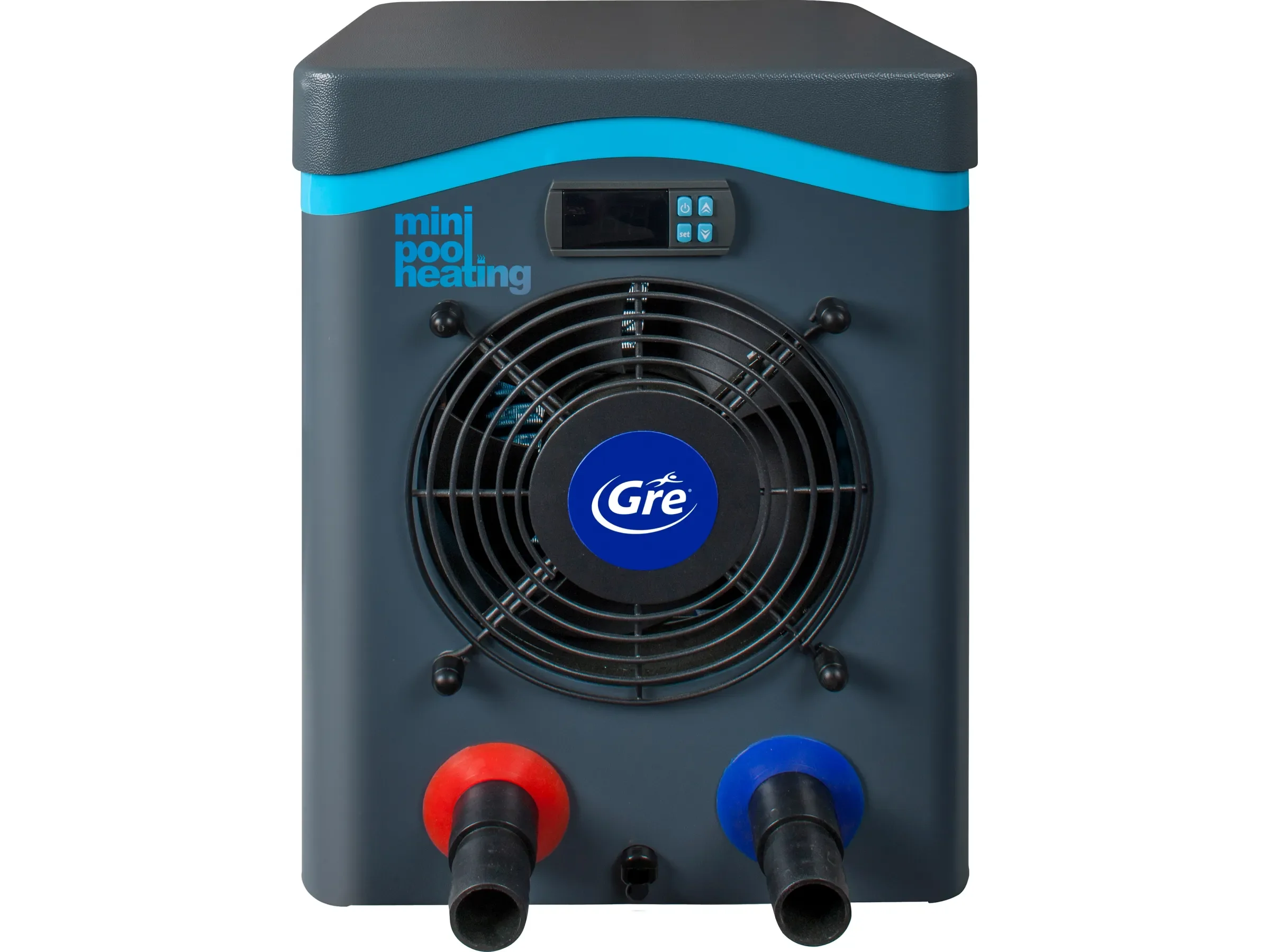 GRE Pool-Miniwärmepumpe bis 20 m³ Grau