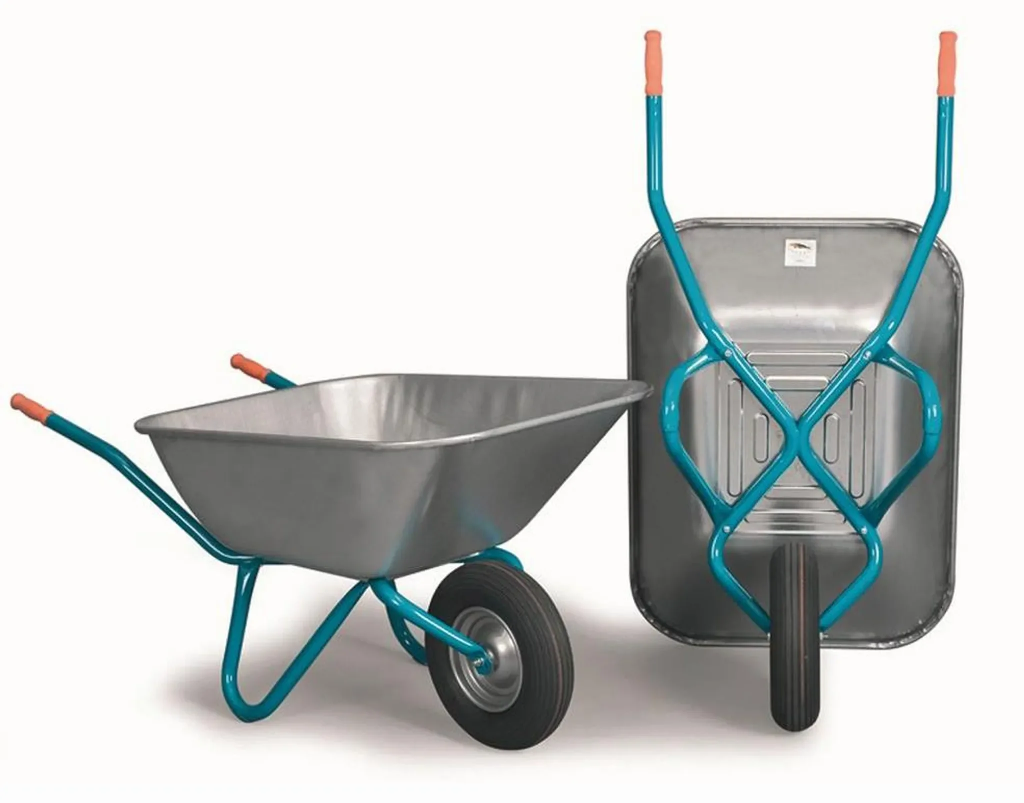 MEFRO 011140 Bully Schubkarre 140 Liter für Garten und Baustelle