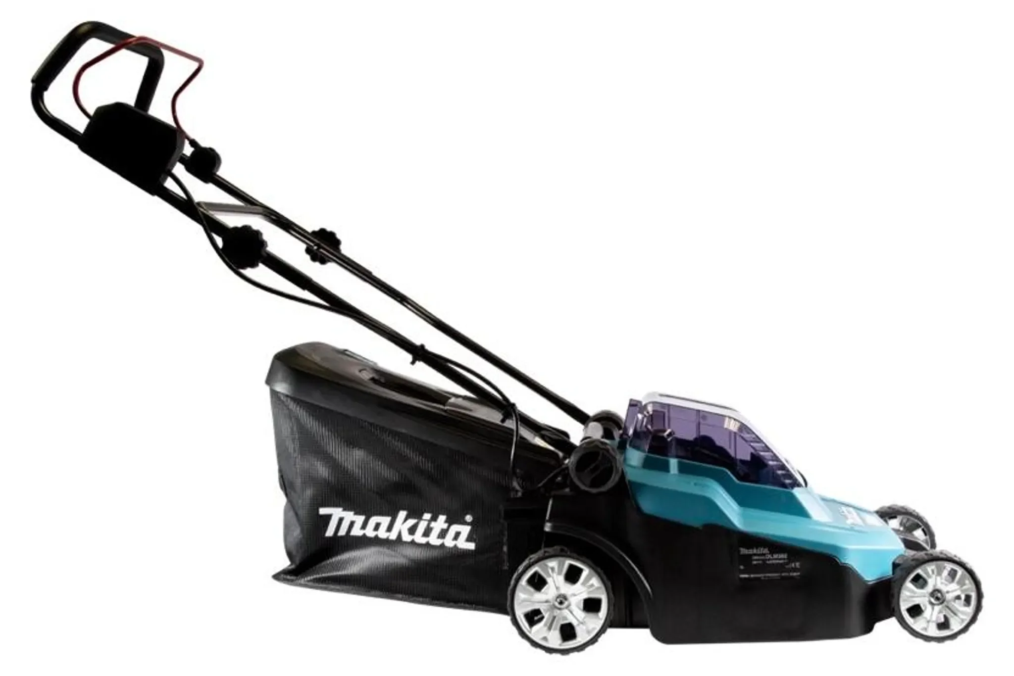 Makita DLM382PT4 Akku Rasenmäher 2x18V 38 cm 40 l 4x 5,0Ah Doppellader