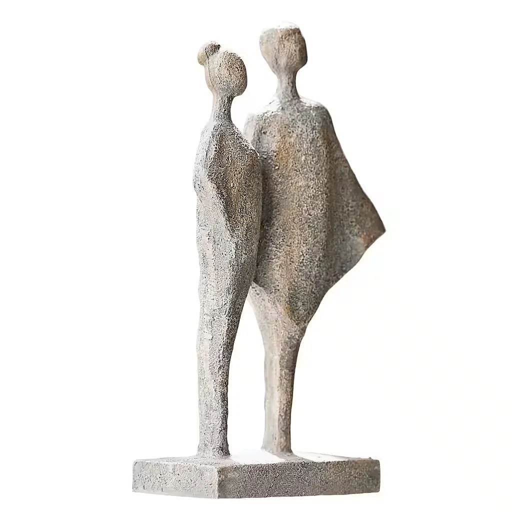 MIRABEAU Dekofigur Skulptur Teslin in Antikgrau
