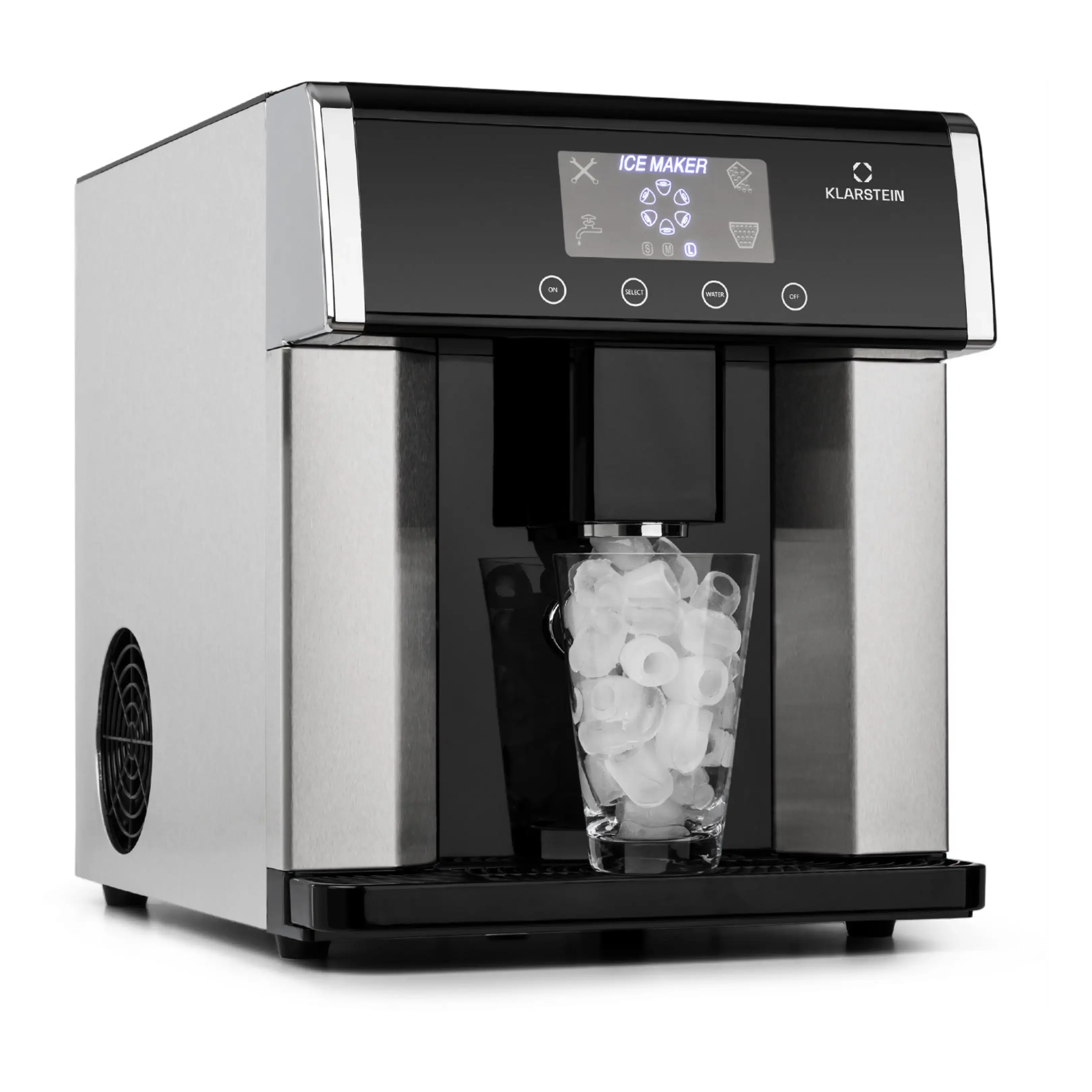 KLARSTEIN Eiszeit Eiswürfelmaschine für Küche und Bar