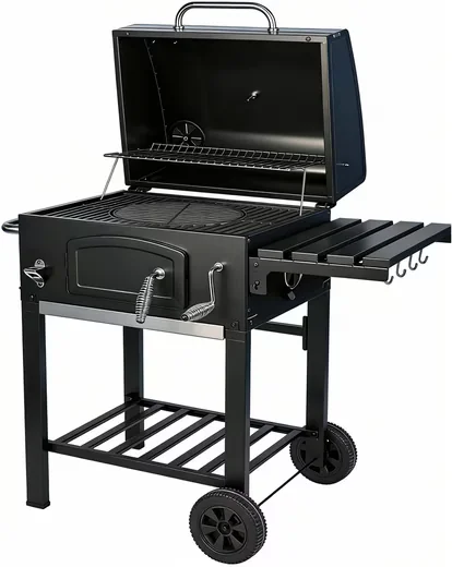 EL FUEGO Holzkohlegrill Ontario II BBQ Grill für Garten und Terrasse
