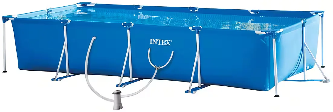 Intex Rectangular Frame Pool rechteckiger Aufstellpool mit Stahlrahmen