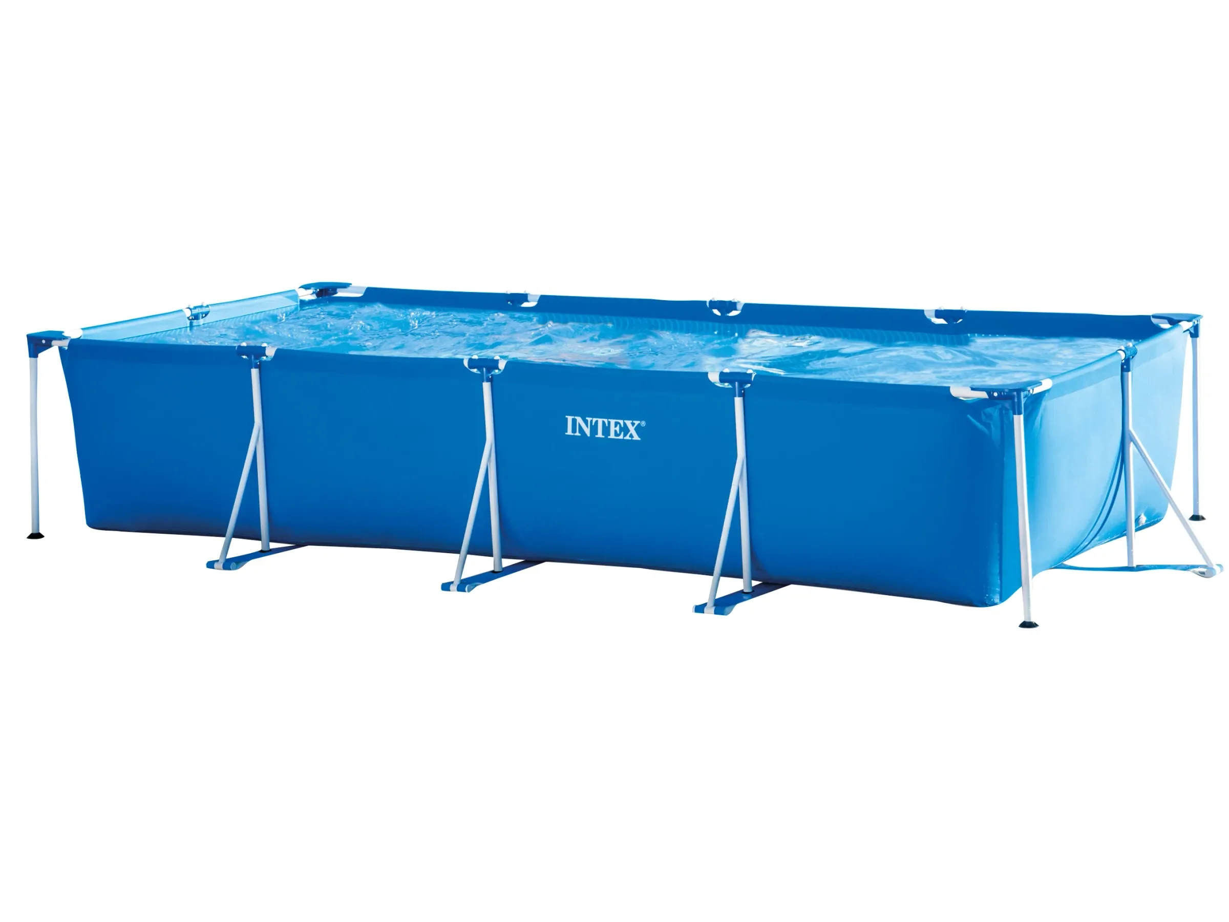 Intex Frame Pool Set Family 450x220x84 cm Stahlrahmen Aufstellpool