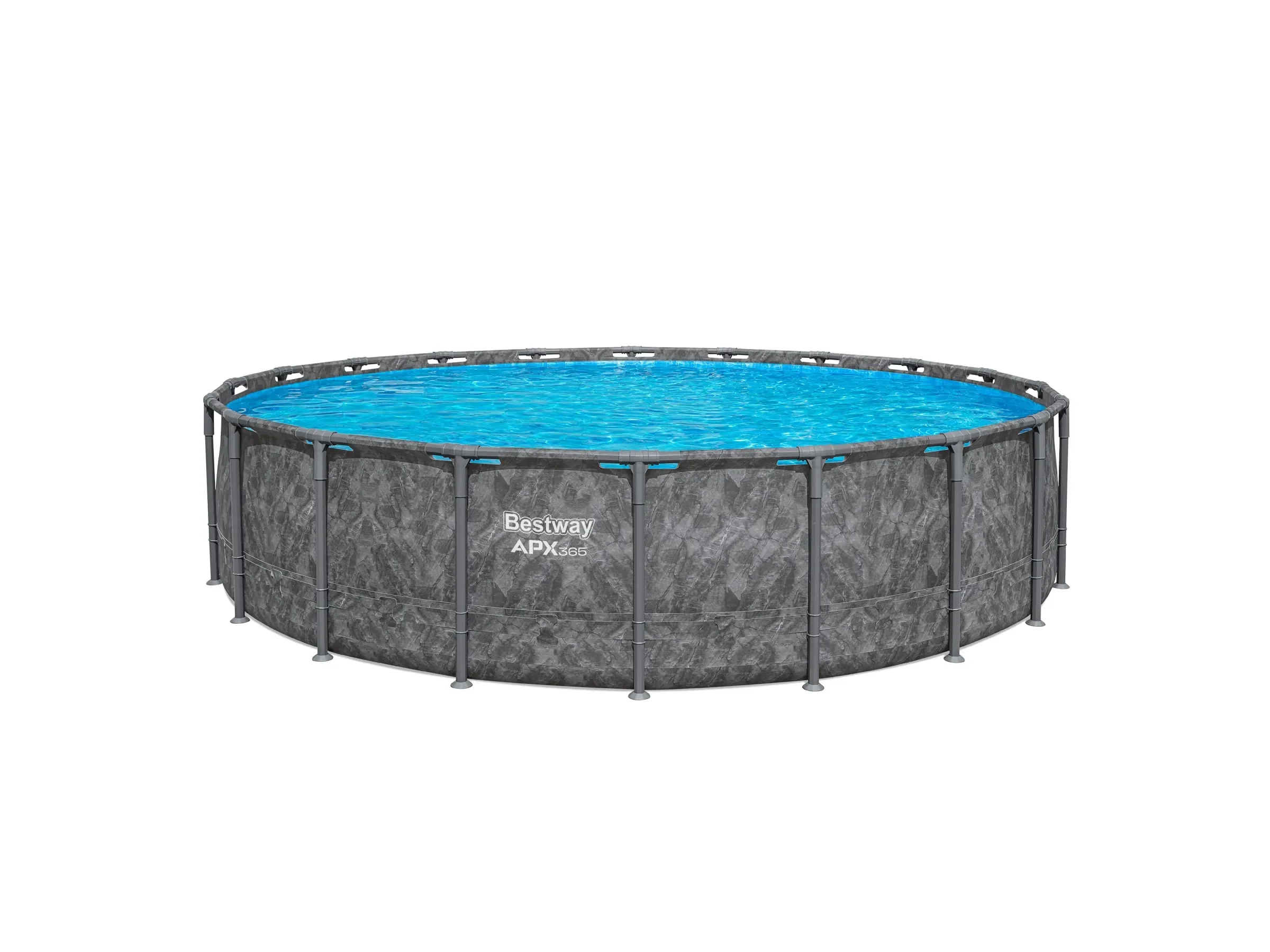 Bestway APX365 winterfest Pool 610 x 132 cm Marmor-Optik ohne Zubehör
