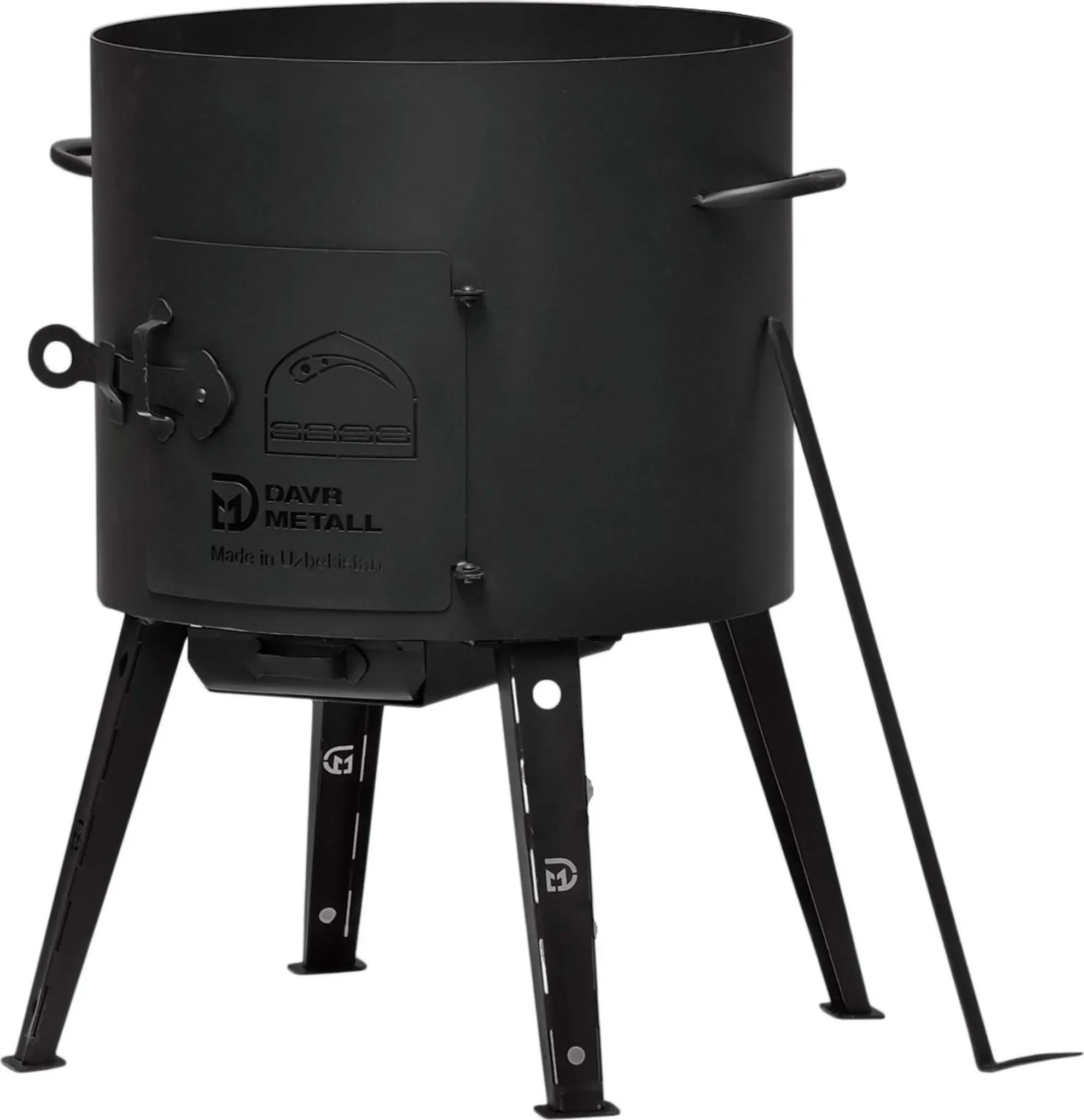 BIG-PAN Utschag 40 cm 12L Kazan Gusseisen, 2 mm Stahl Feuerstelle