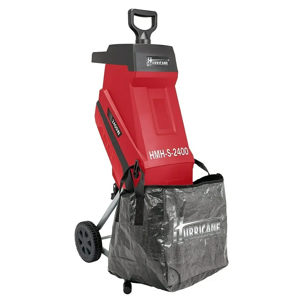 Hurricane Elektro Messerhäcksler HMH-S-2400 Gartenhäcksler für Äste