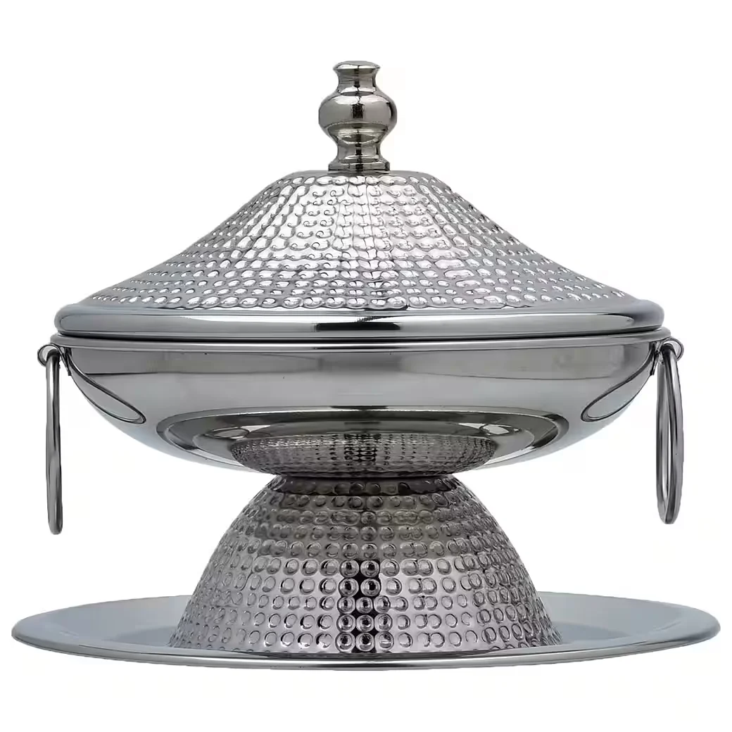 MARRAKESCH ORIENT UND MEDITERRAN INTERIOR Zuckerdose Bonboniere Silber