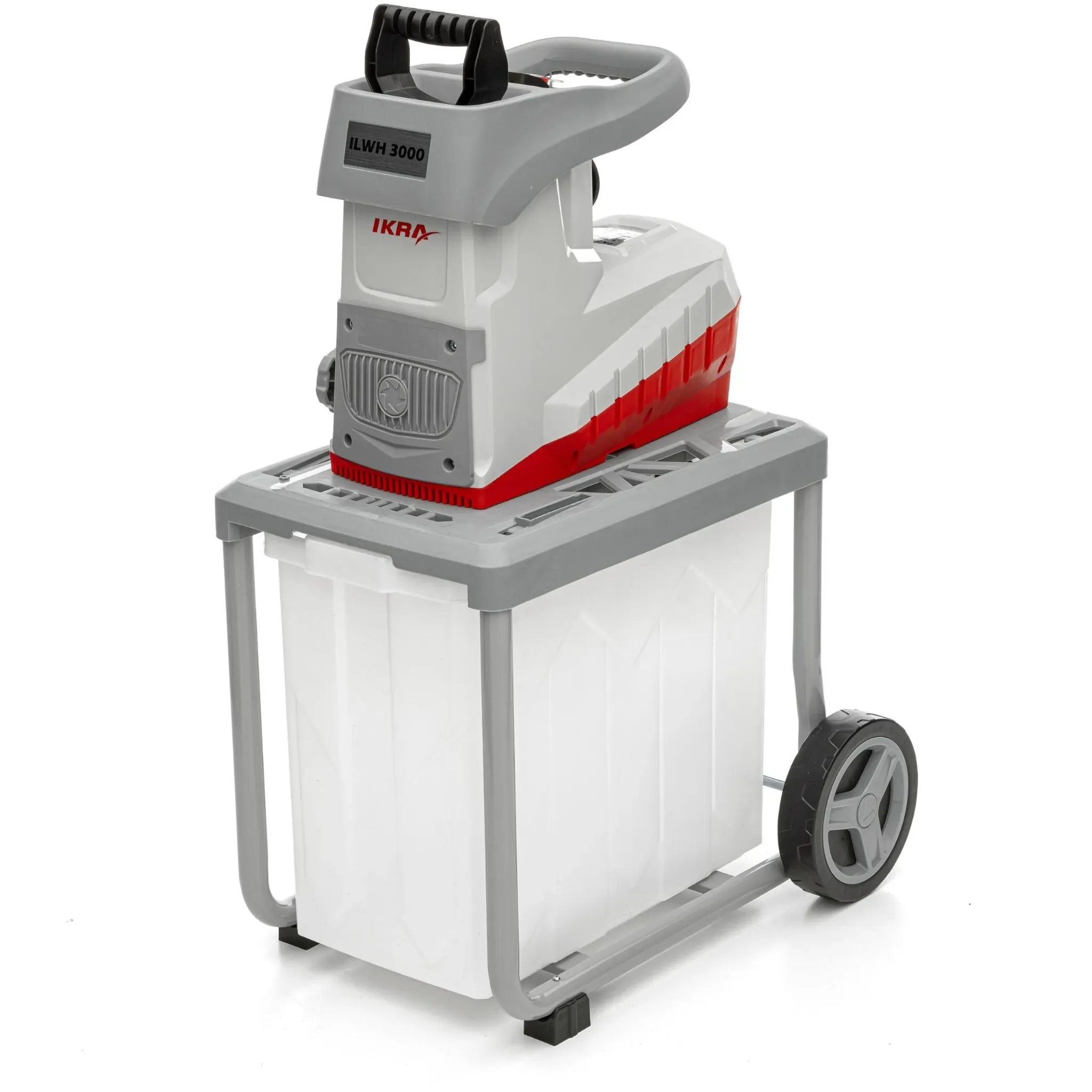 IKRA ILWH 3000 Elektro Walzenhäcksler 3000 W 45 mm 60 L Fangbox