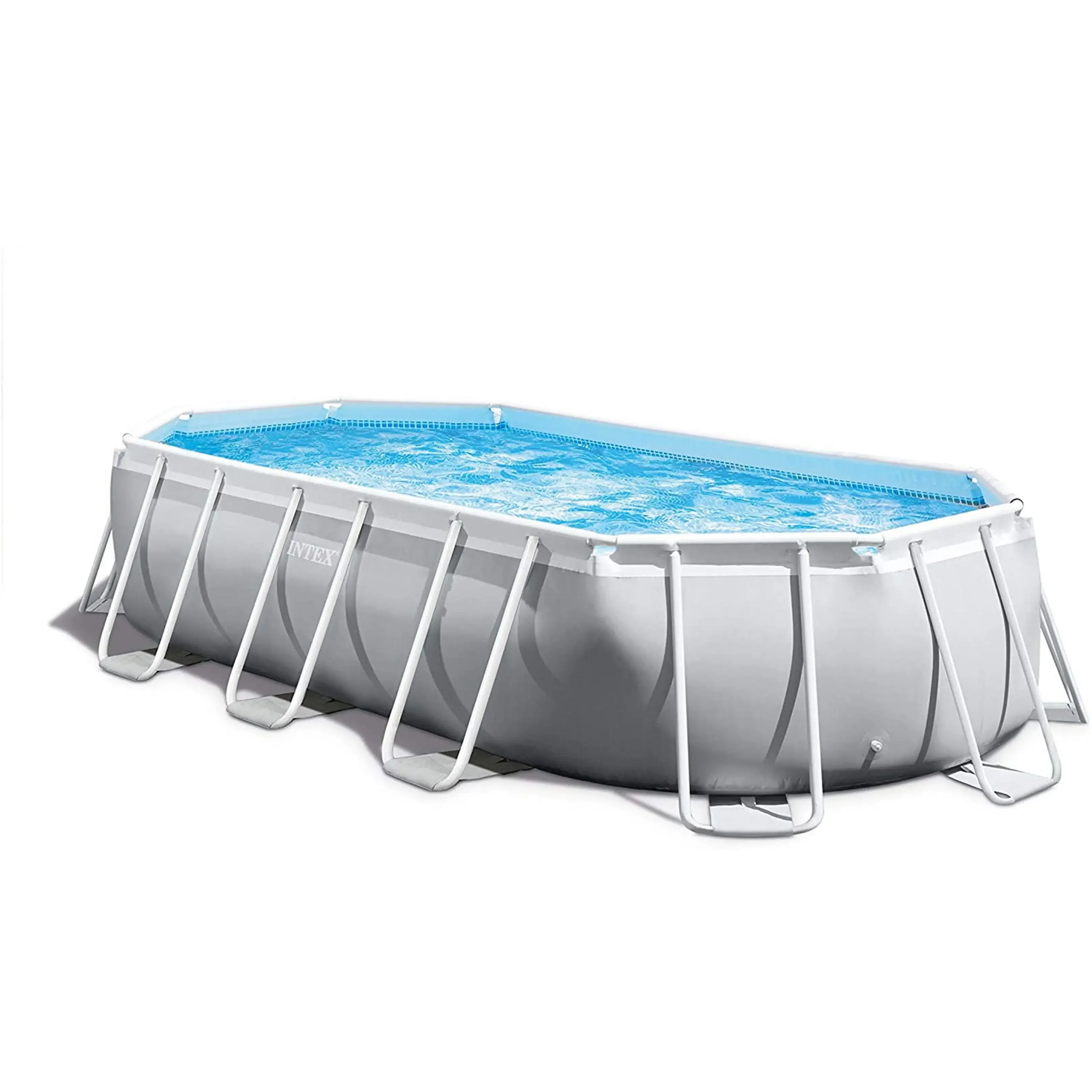 Intex Prism Frame Oval Pool 26796GN Aufstellpool Stahlrahmen