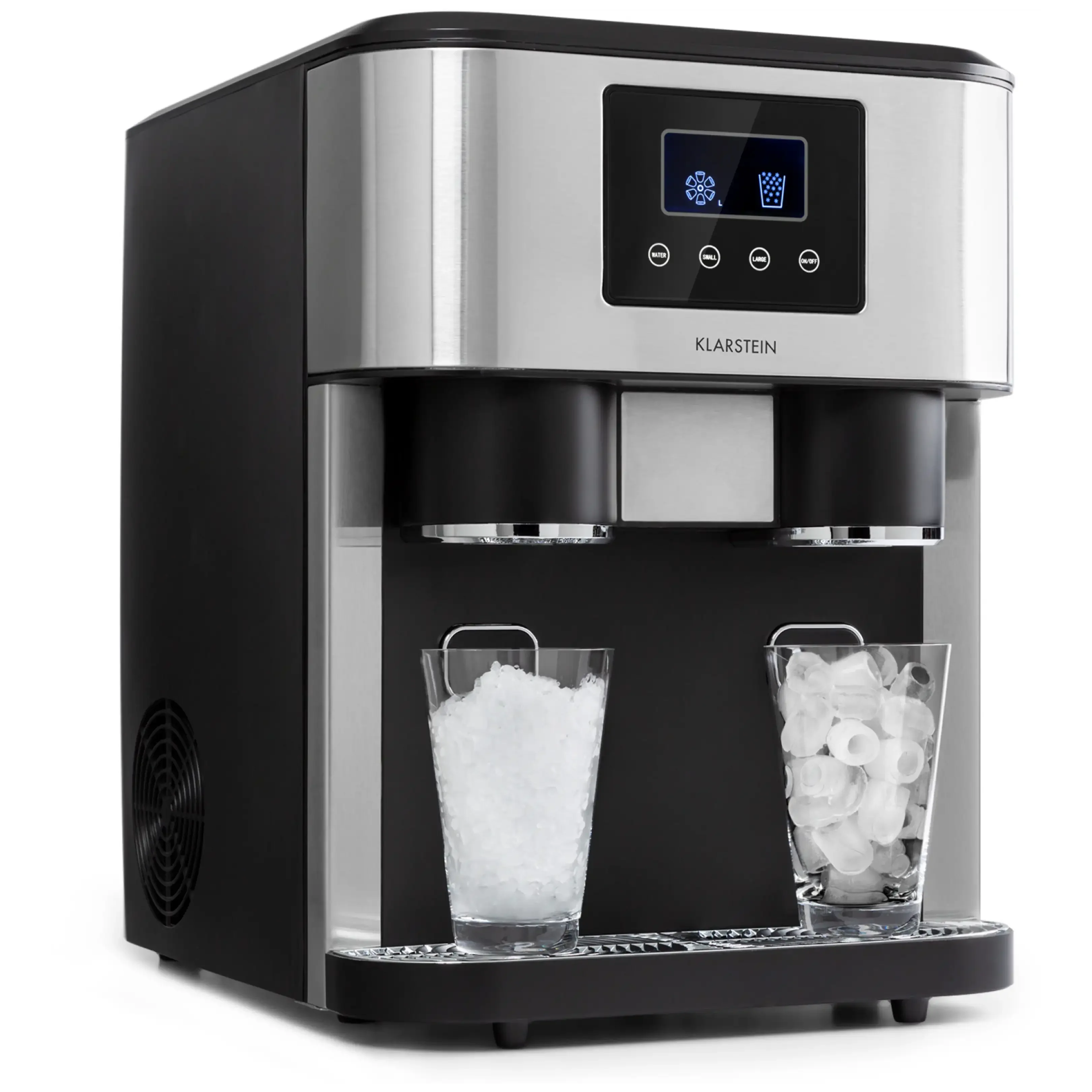 KLARSTEIN Eiszeit Crush Eiswürfelmaschine 150 W Silber