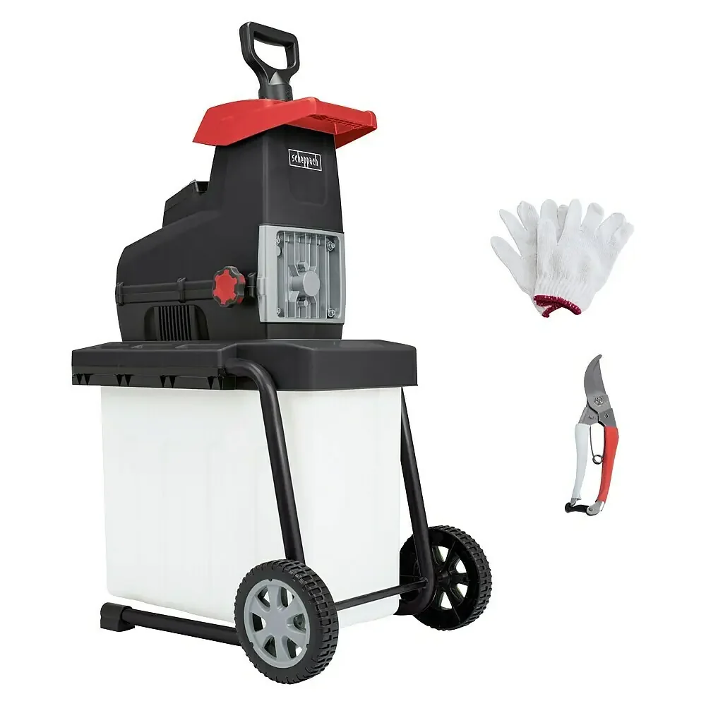 Scheppach GS60 Elektro Leisehäcksler Walzenhäcksler Gartenhäcksler