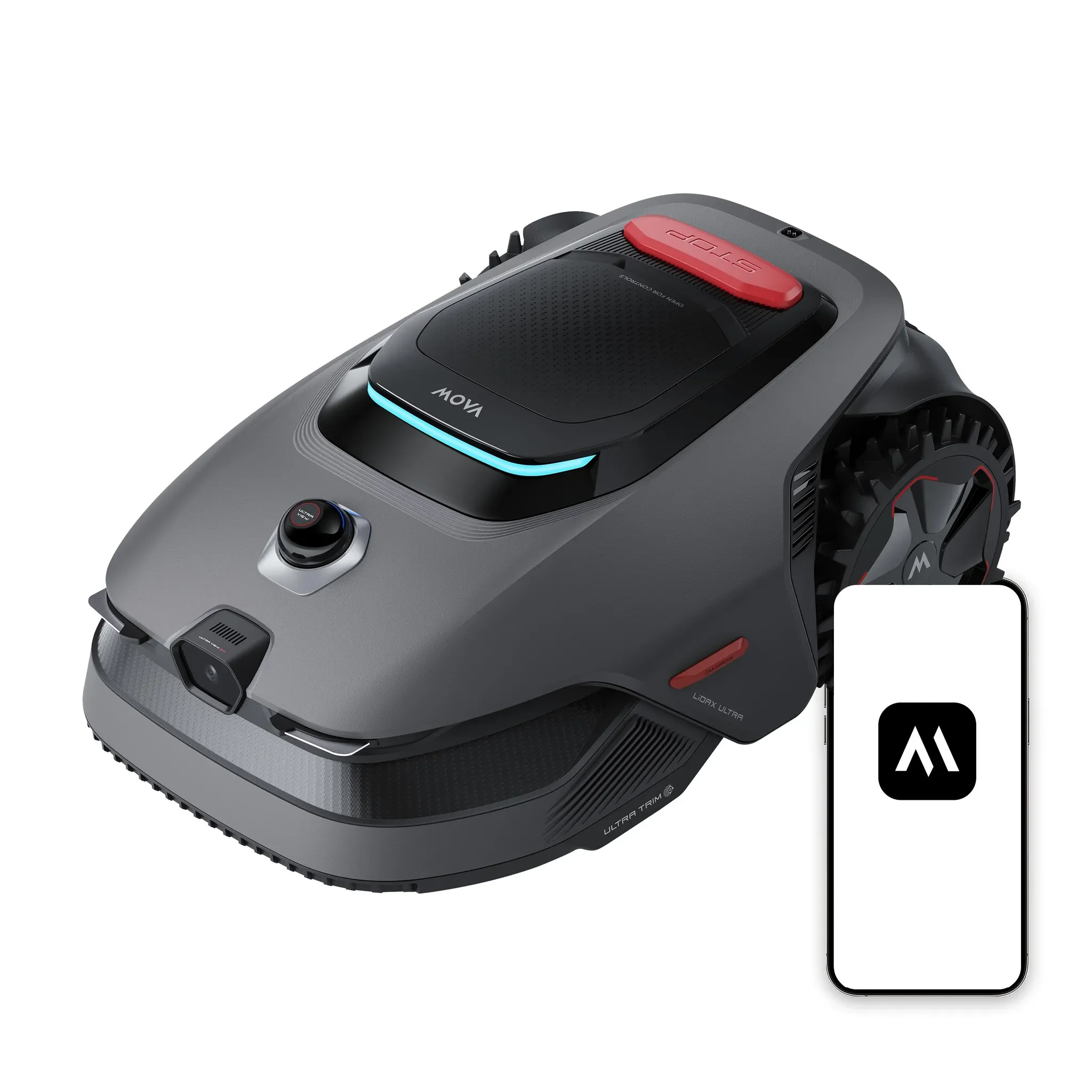 Mova LiDAX Ultra 1600 Mähroboter 1000-1600 m2 LiDAR 360 Grad Mapping