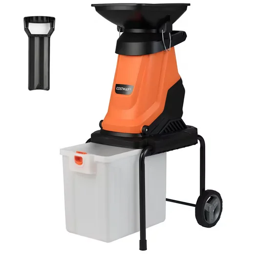COSTWAY Häcksler Orange 44 x 55 x 106 cm