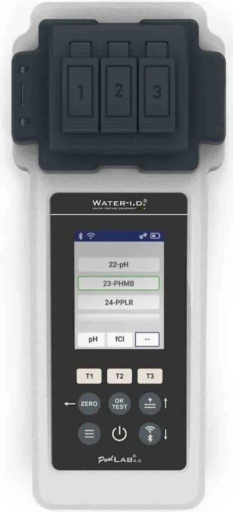 WATER ID PoolLab 2.0 Photometer für Poolwasser pH Chlor Alkalinität