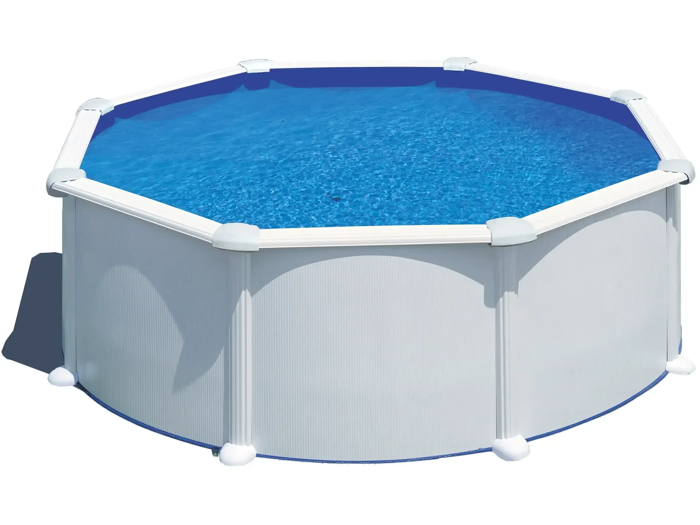 GRE Atlantis Stahlwandpool Aufstellpool rund 350 x 132 cm weiß