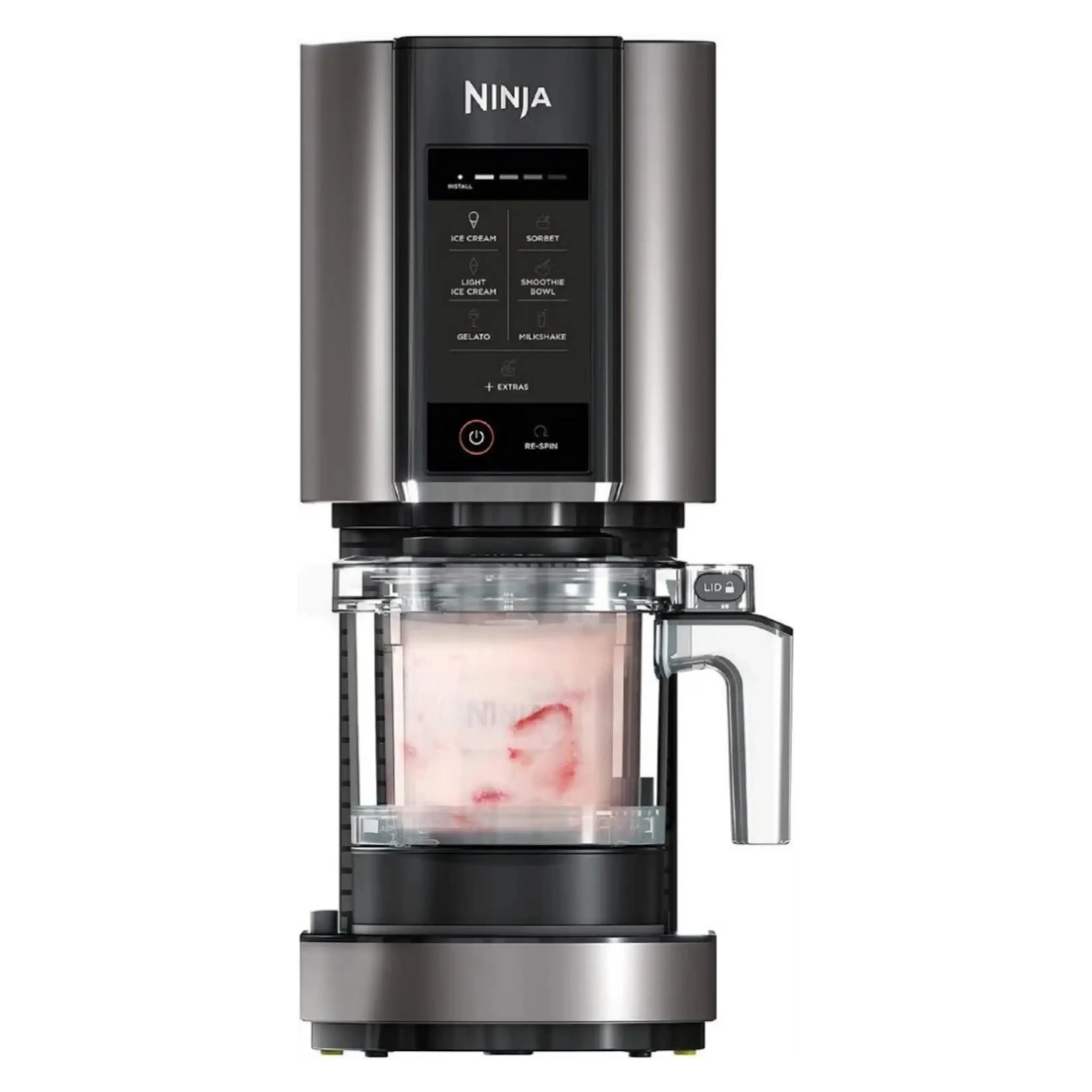 Ninja NC300EU CREAMi Speiseeismaschine 800 Watt Silber Schwarz