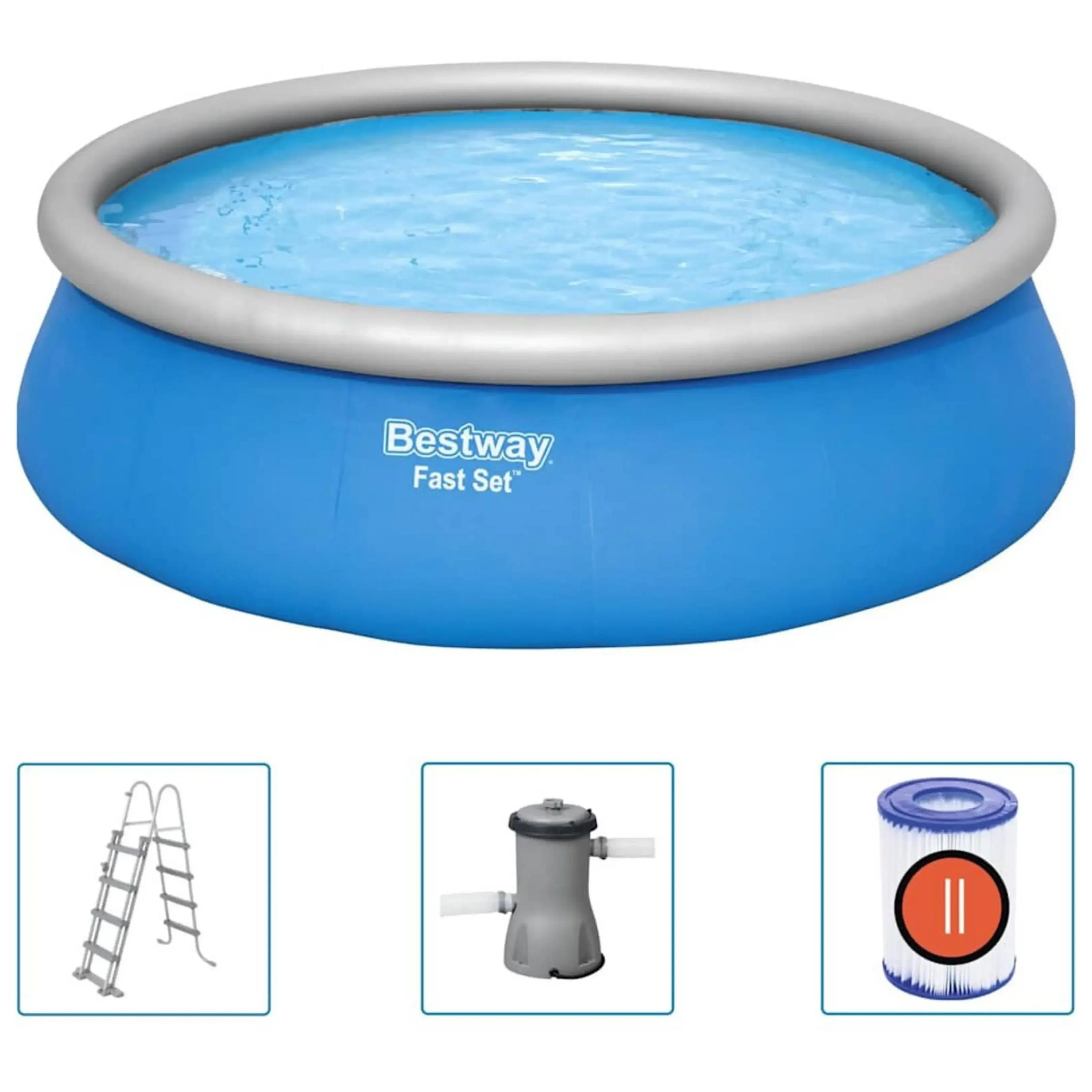 Bestway 93110 Pool aufblasbar Familien Planschbecken