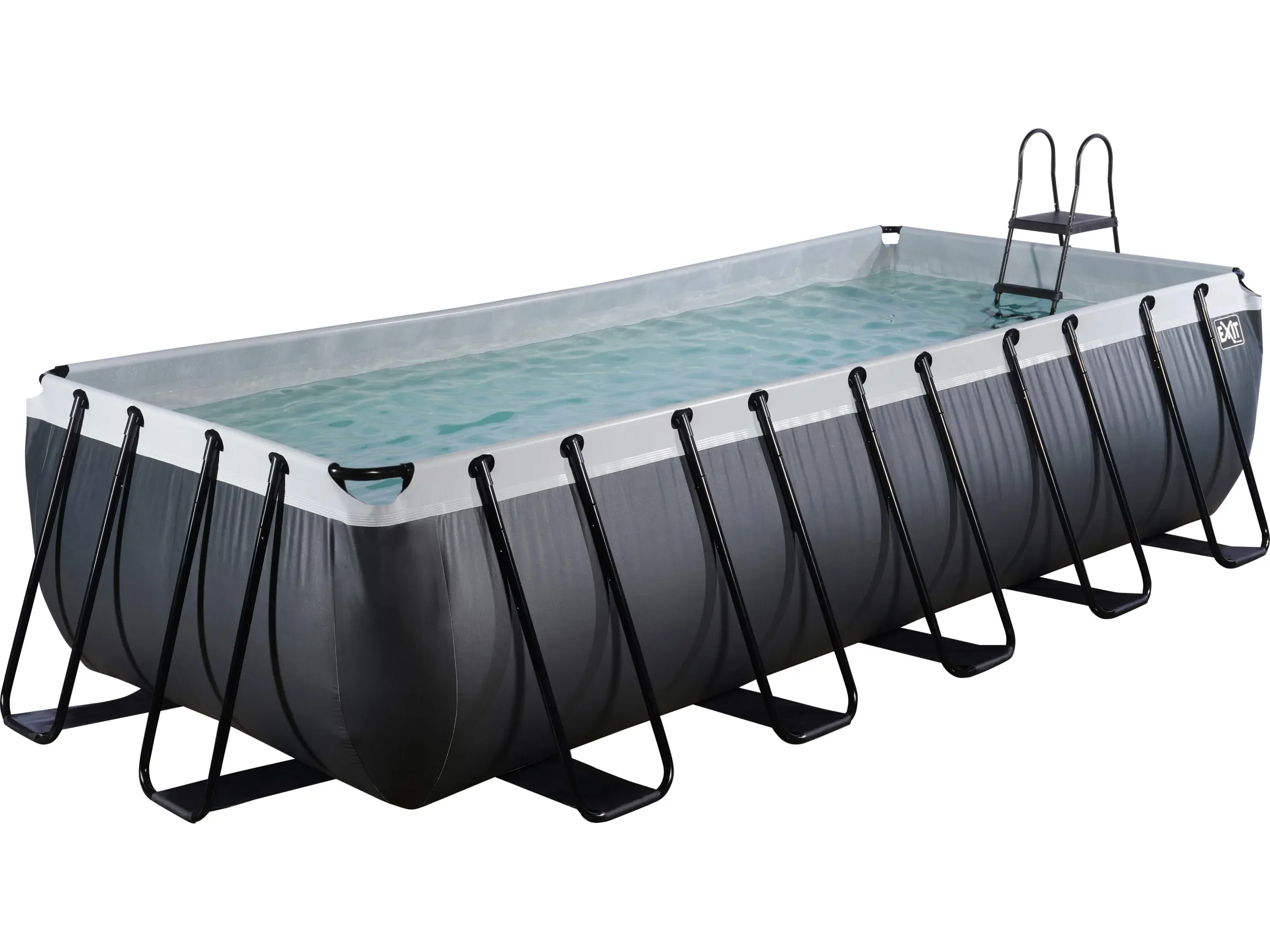 Exit Black Leather Aufstellpool 540x250x122 cm mit Filterpumpe
