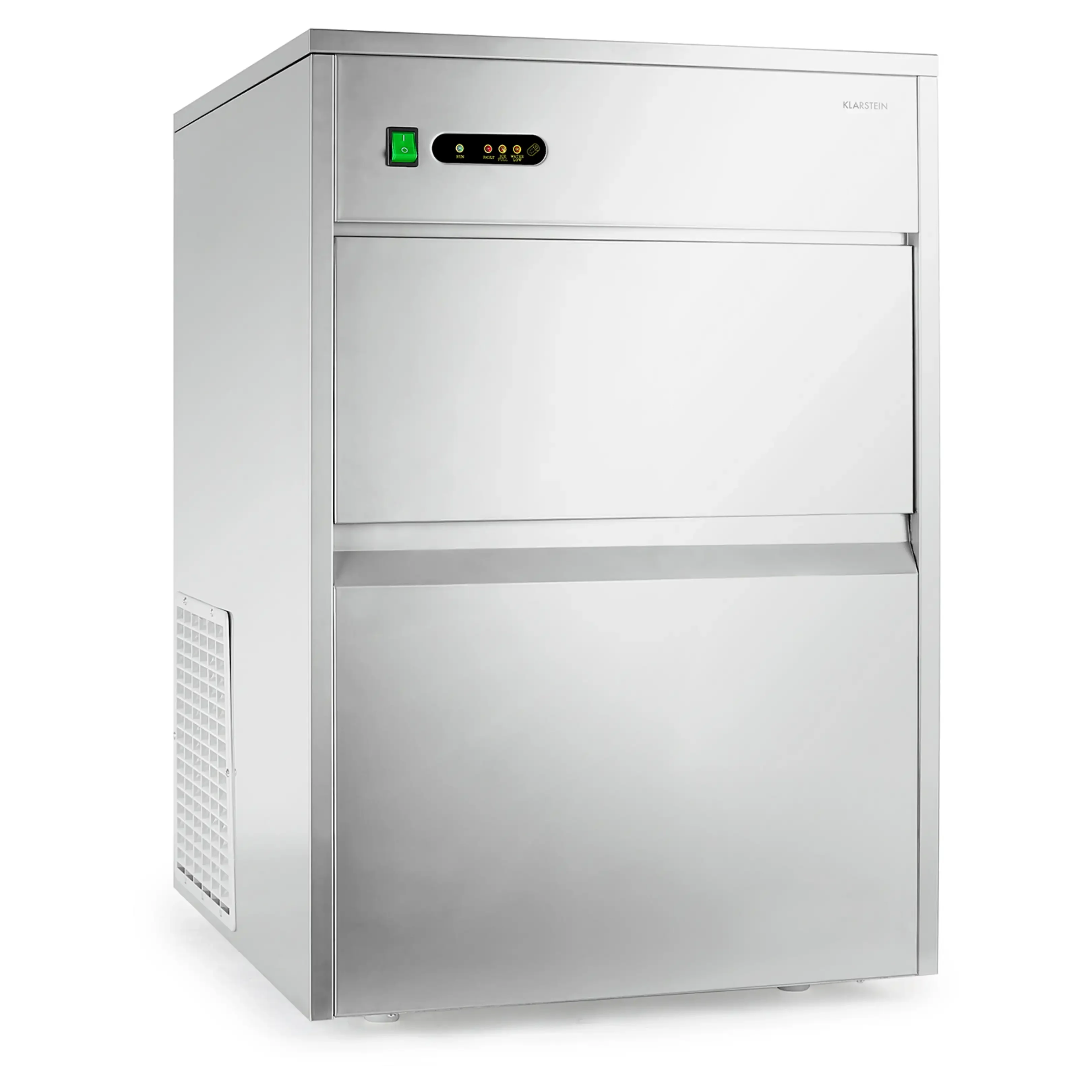 KLARSTEIN Powericer XXXL Eiswürfelmaschine 260 W silber