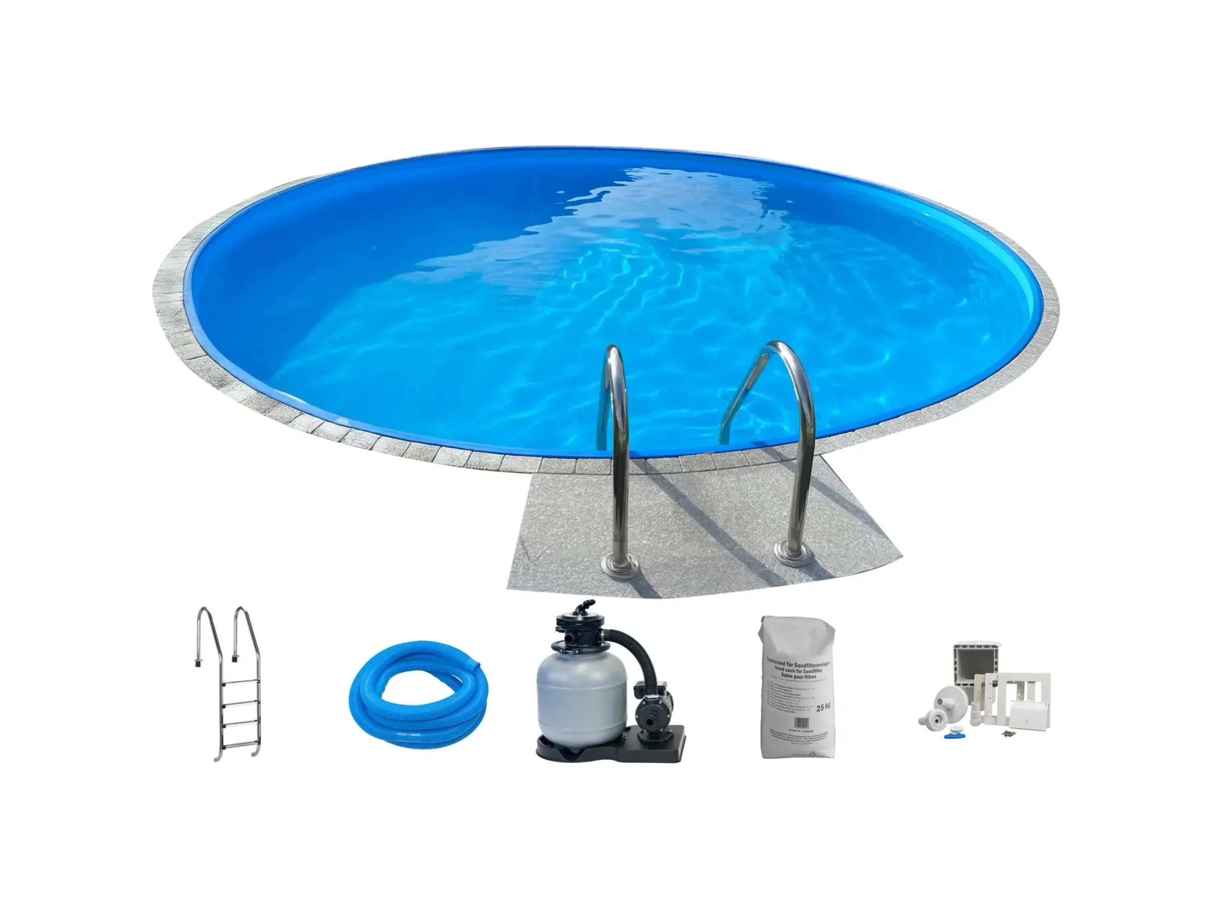 Summer Fun BAJA Stahlwandpool Set Tiefbecken 350 cm x 120 cm