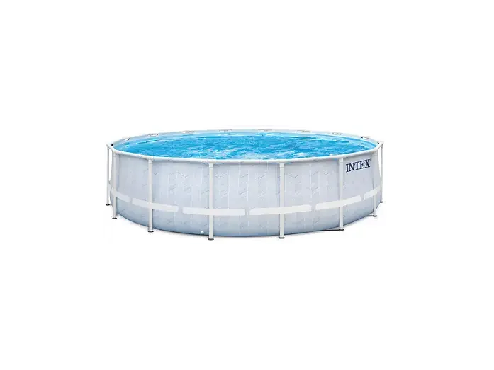 Intex Chevron Aufstellpool rund 488 x 122 cm Gartenpool