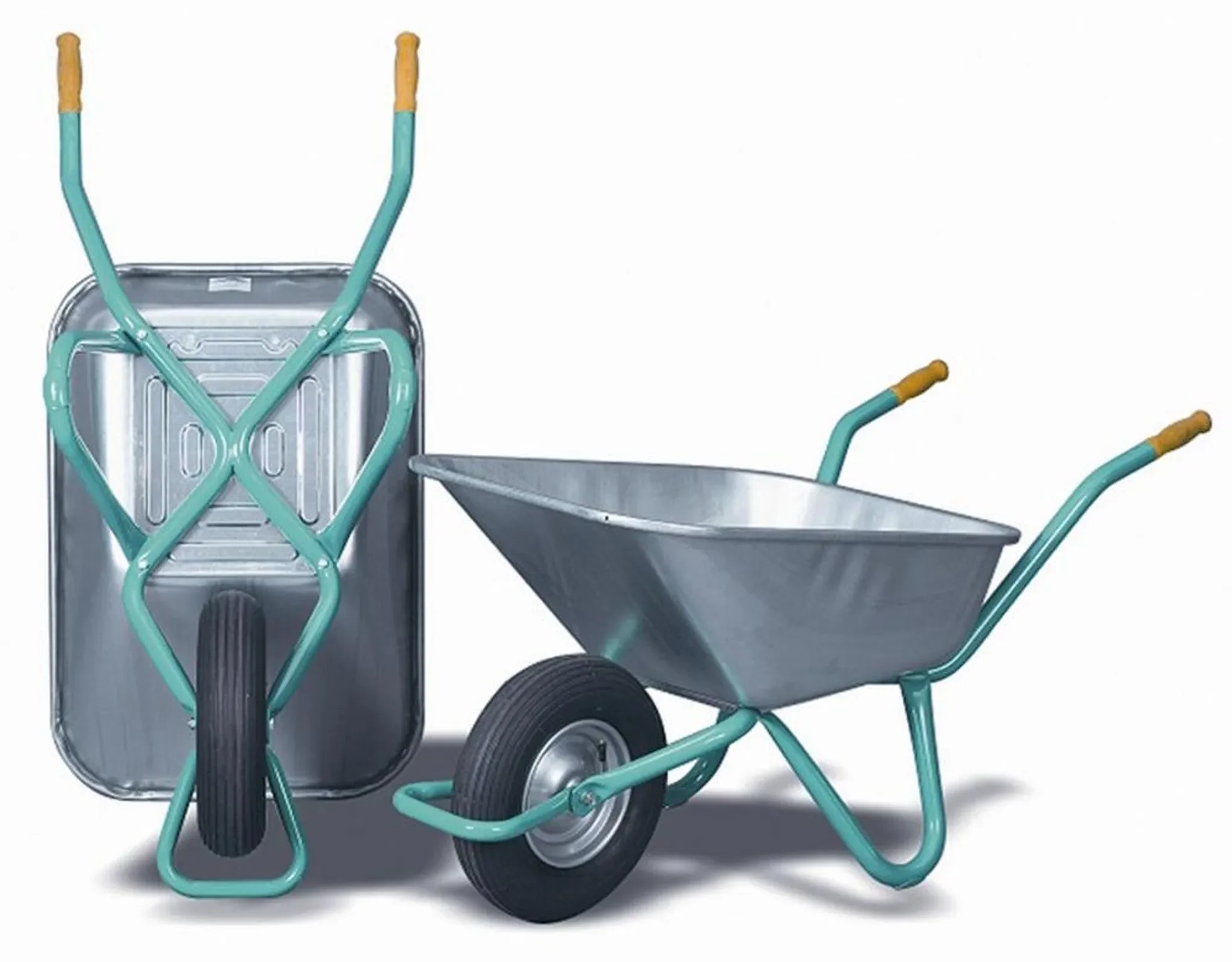 MEFRO Schubkarre BAU 90 019001 für Baustelle und Garten