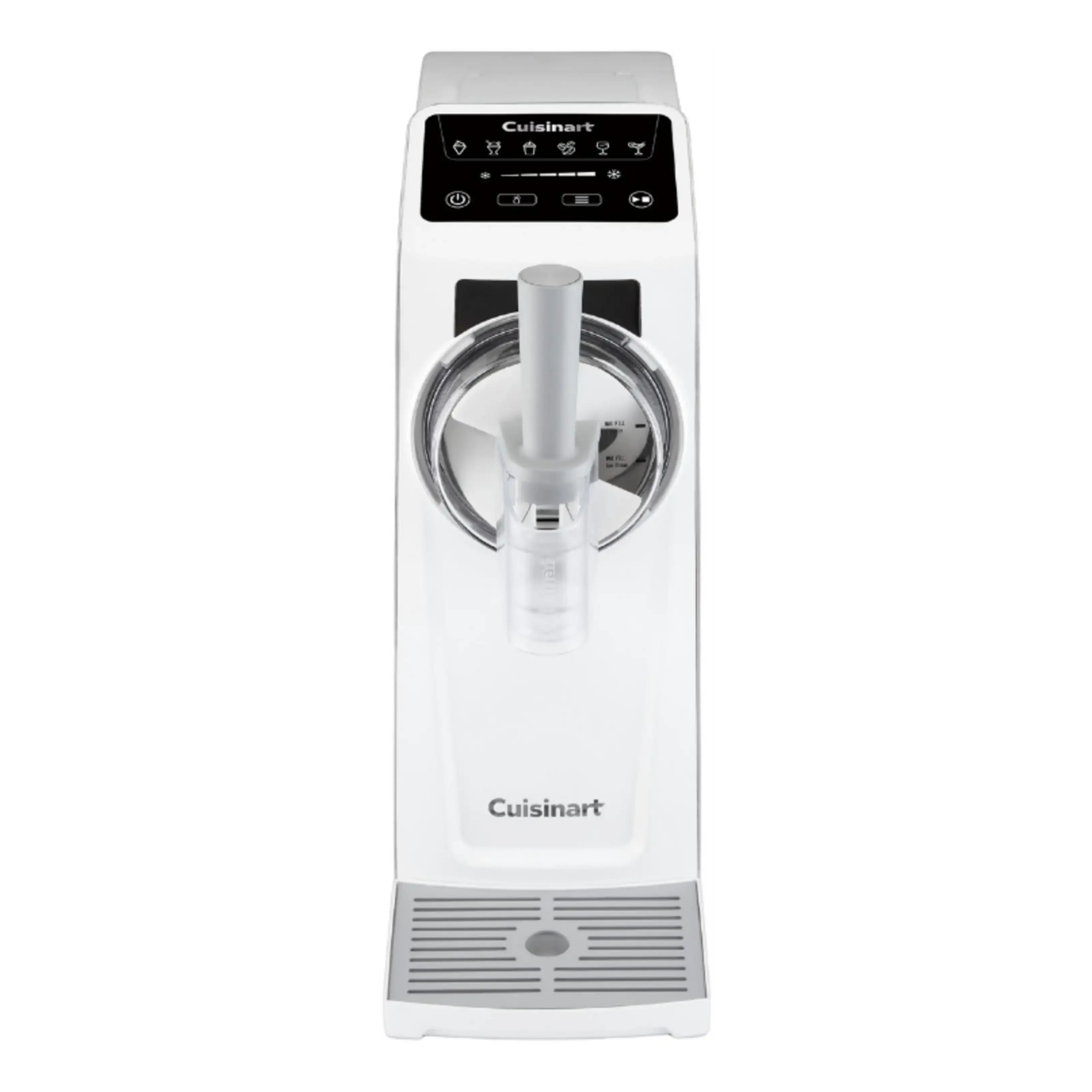 Cuisinart ICE201E Frost Fusion Softeismaschine Slushie Schwarz Silber