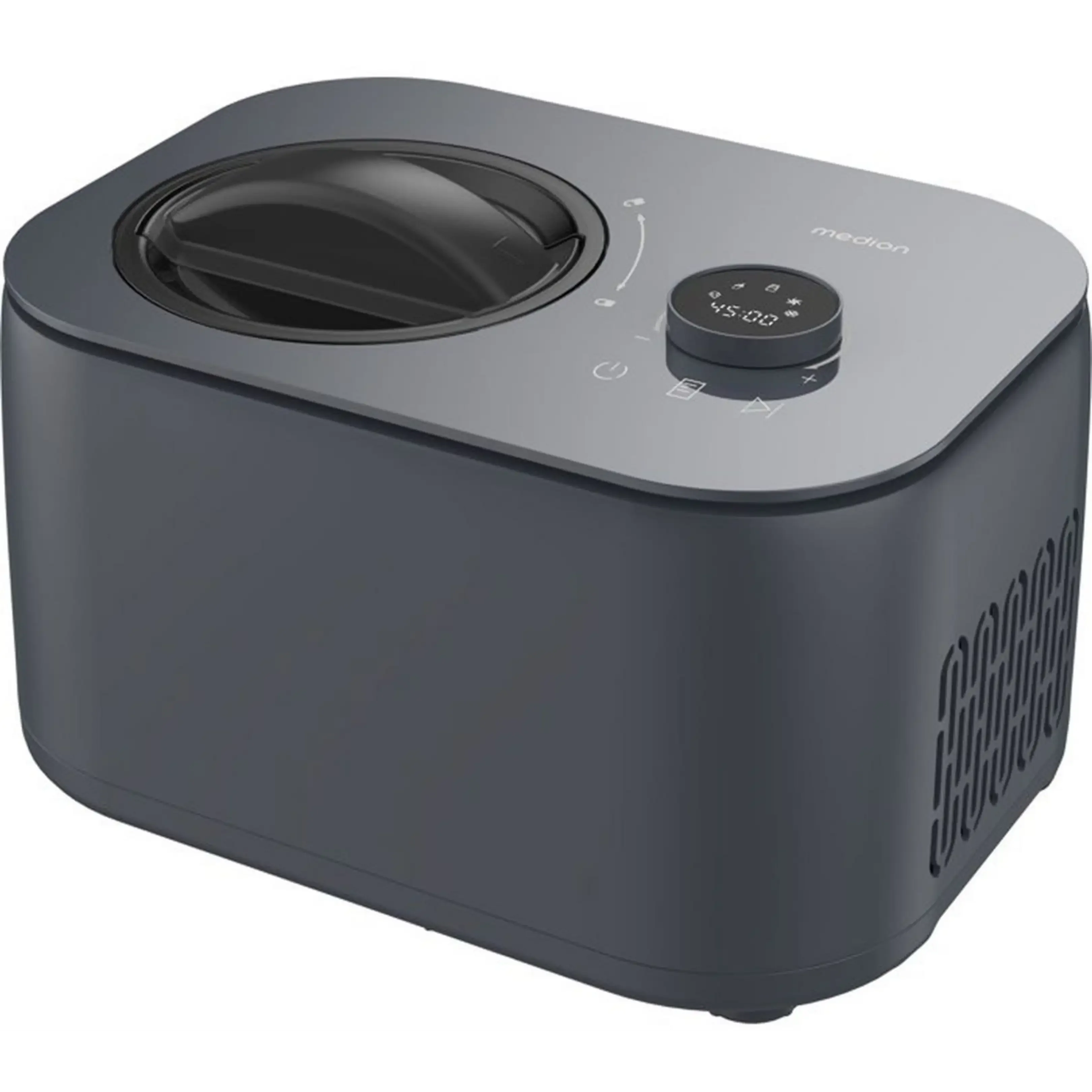 MEDION MD 100116 Eismaschine 100 W grau Speiseeismaschine