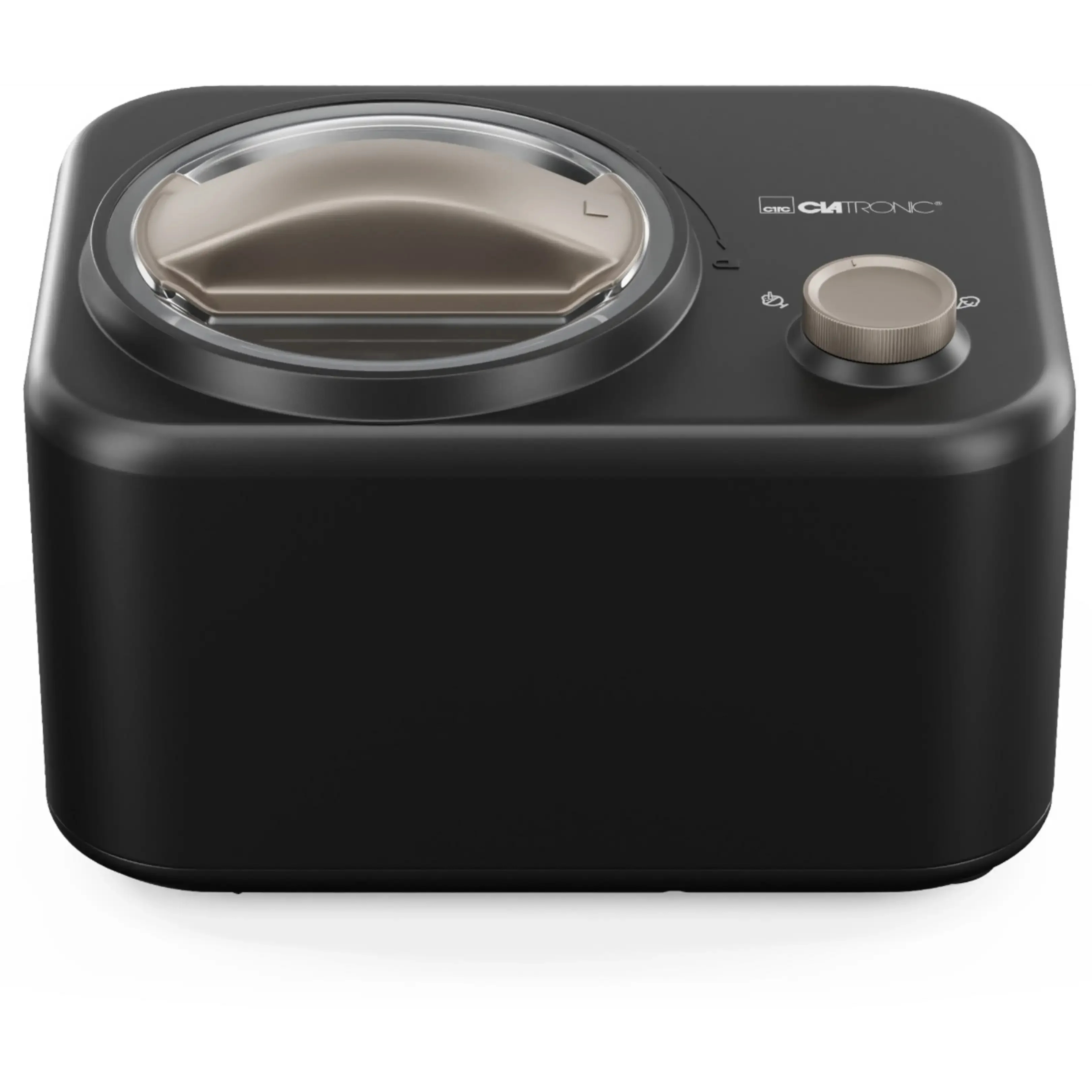CLATRONIC ICM 3846 Eismaschine 100 W Schwarz für Eiscreme und Sorbet