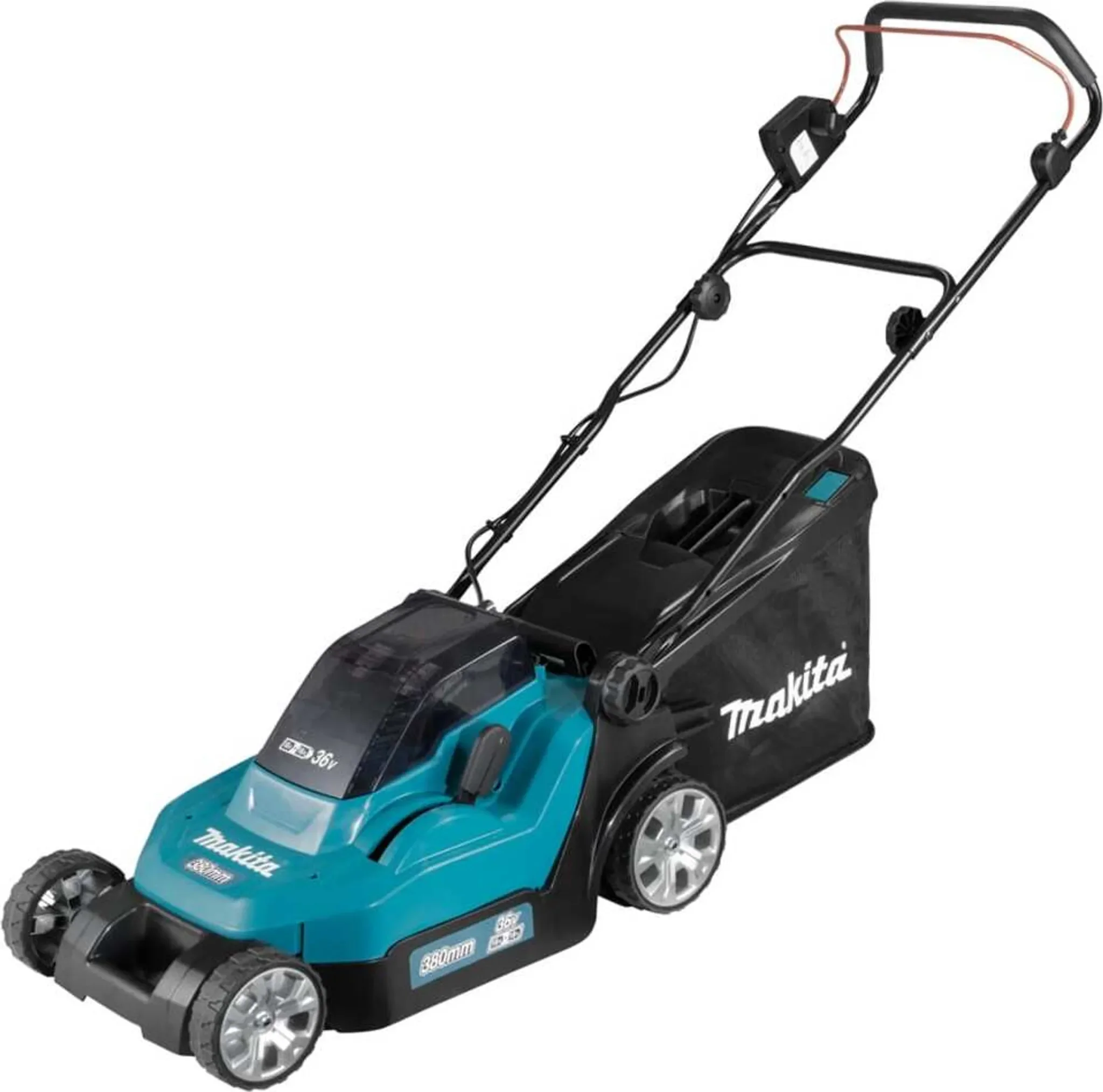 Makita DLM382PT2 Schieberasenmäher 38 cm, 560 m2, 2-7,5 cm