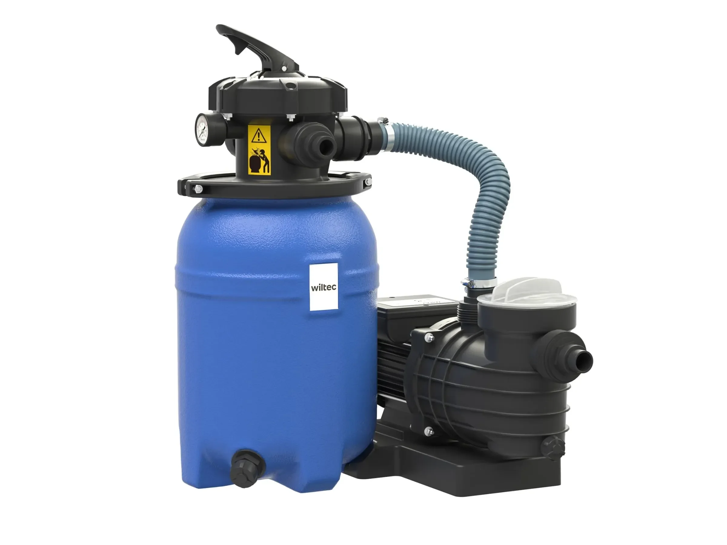 Wiltec Sandfilteranlage 250 W 14 l 10000 l h Poolpumpe