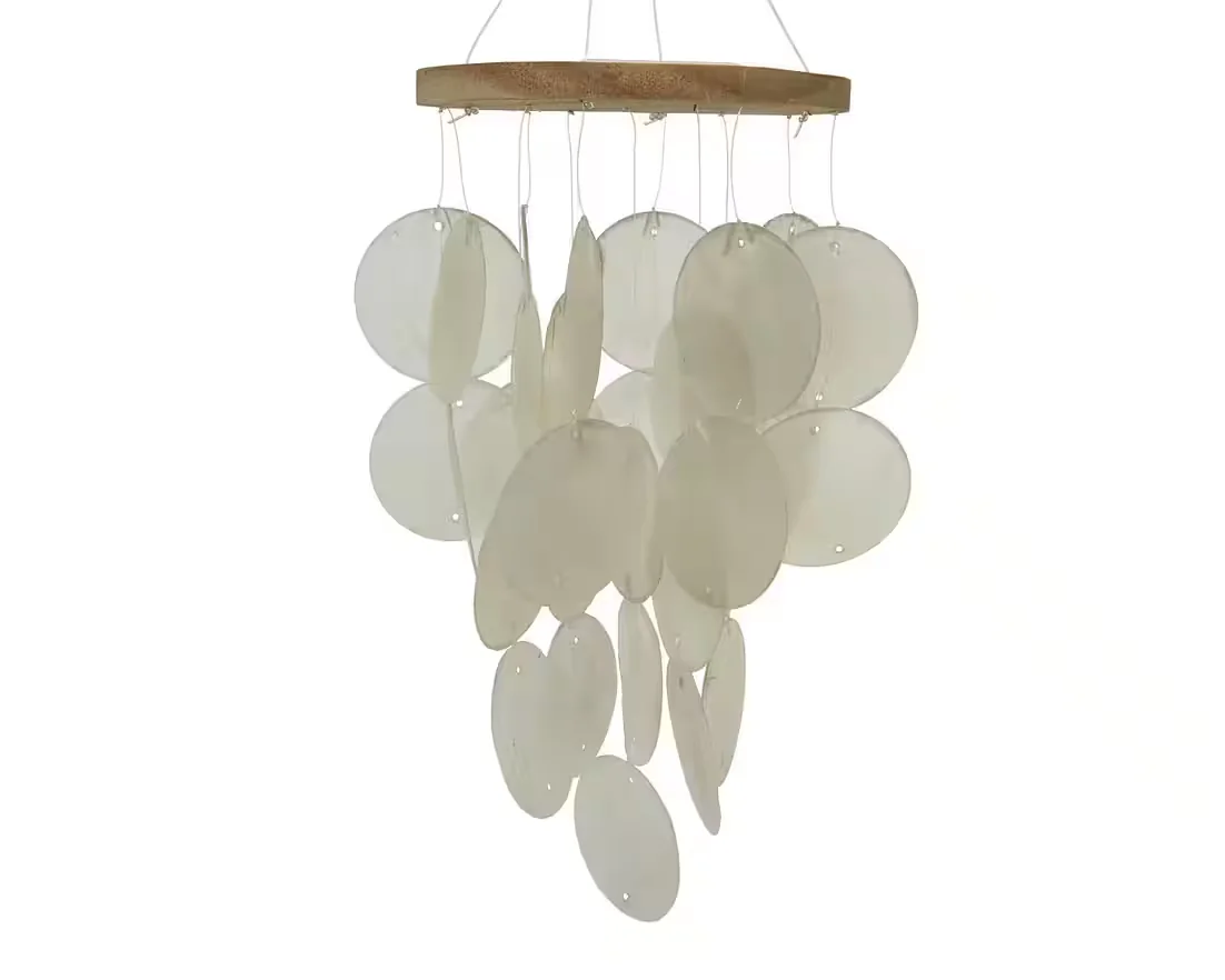 KAEMINGK Windspiel aus Capiz, Deko-Anhänger 24 cm