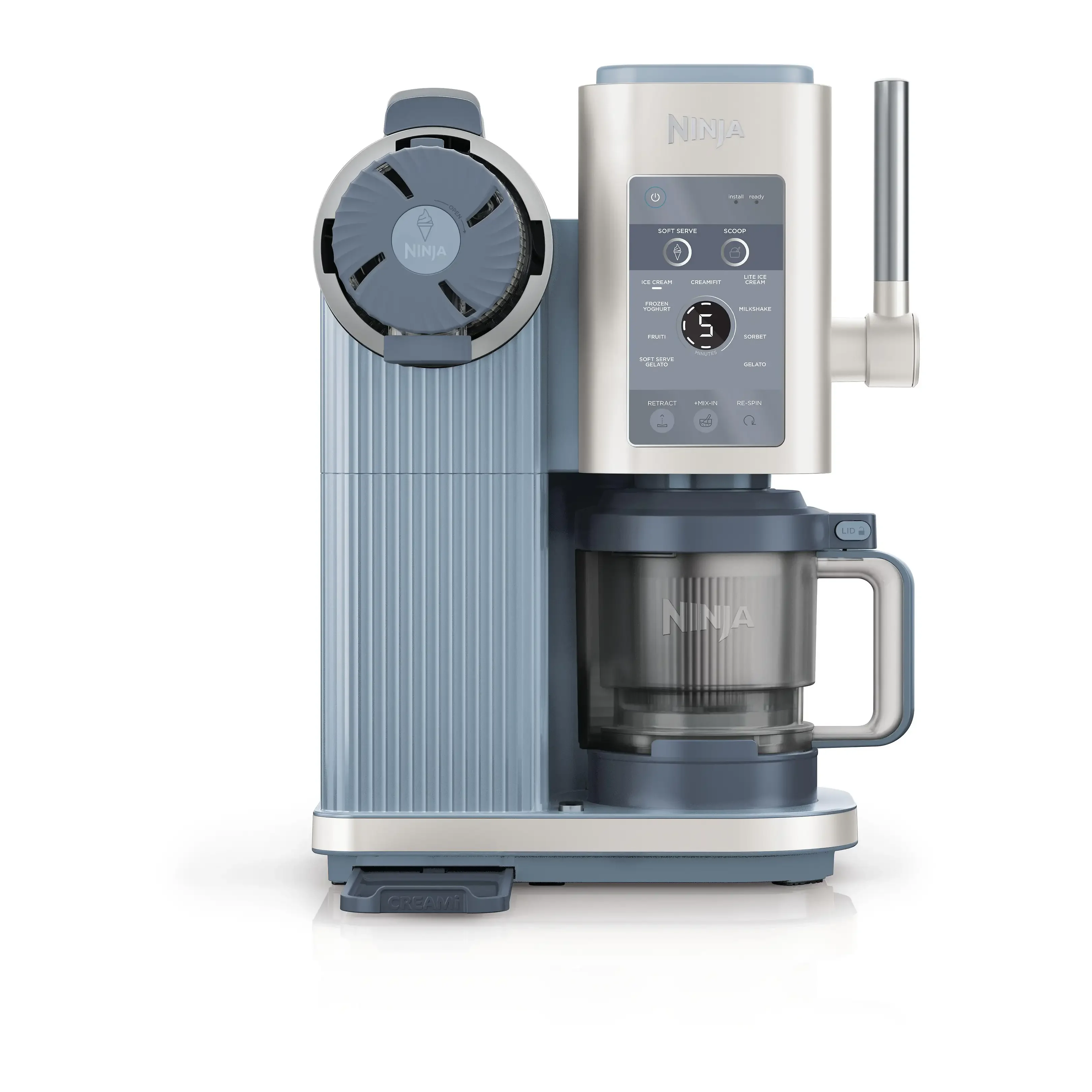 Ninja CREAMi Scoop & Swirl NC702EU 13-in-1 Softeis Eismaschine 800 W