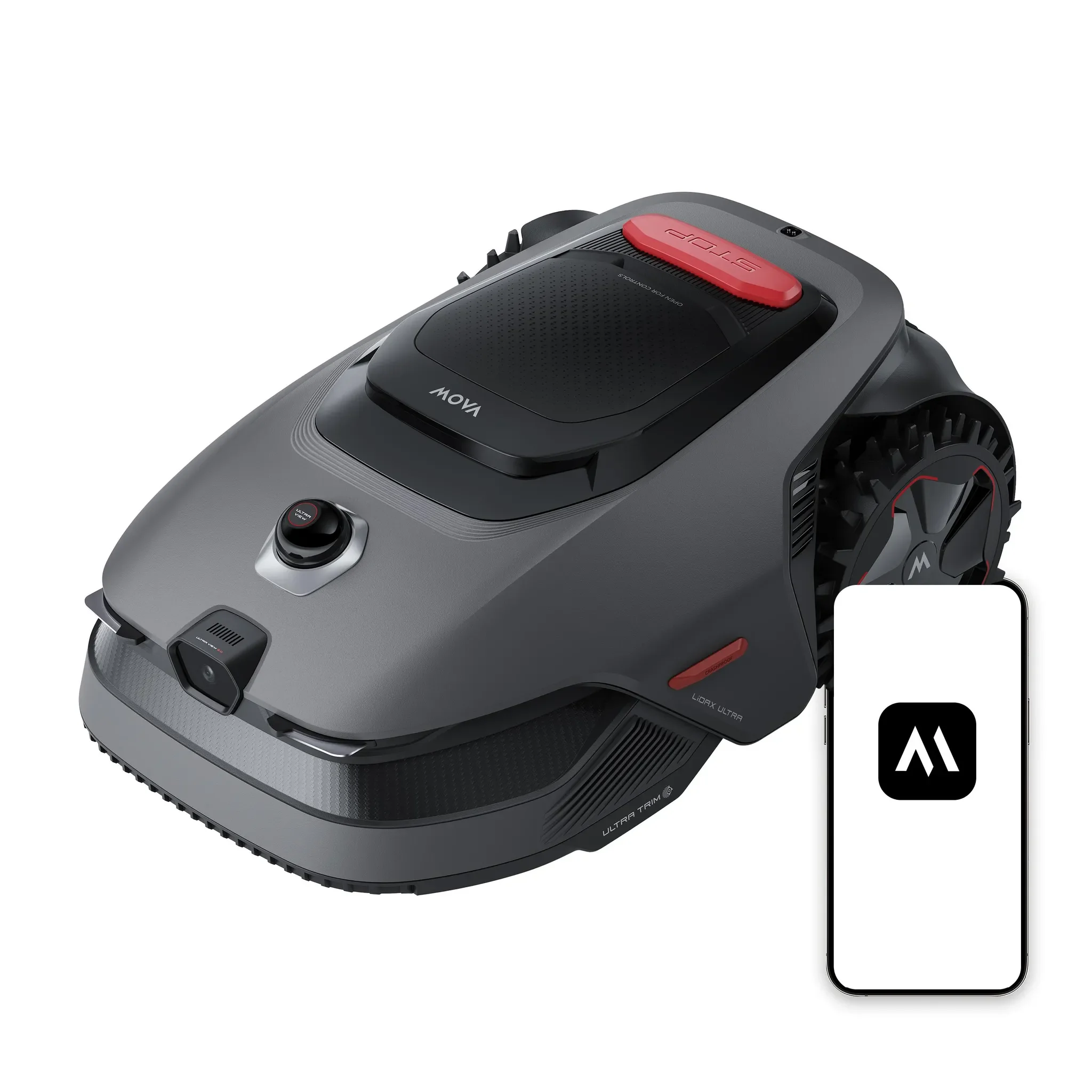 MOVA LiDAX Ultra 800 Mähroboter 500-800 m2 3D-LiDAR AI Vision