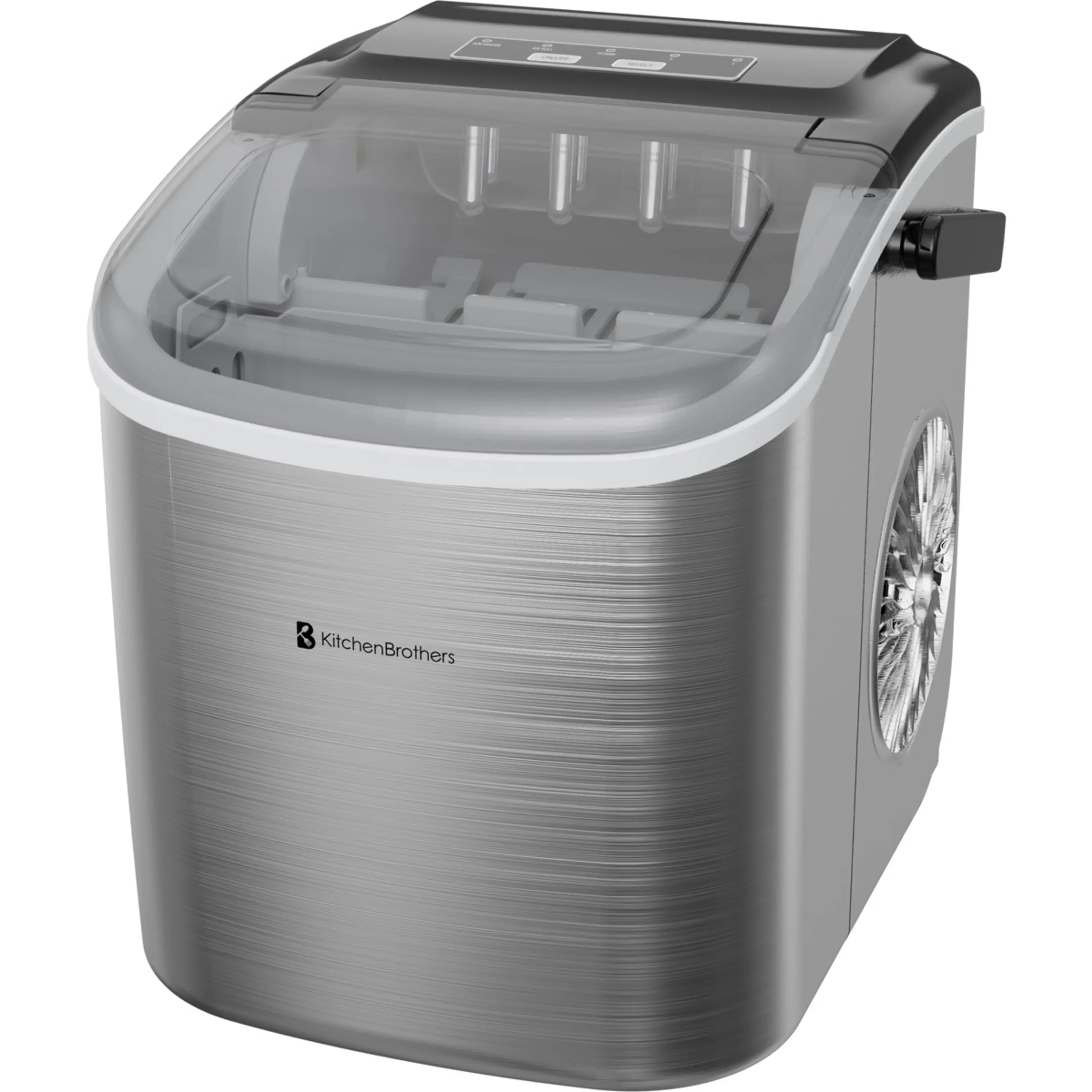KITCHENBROTHERS KB759 Eiswürfelbereiter kompakte Eiswürfelmaschine