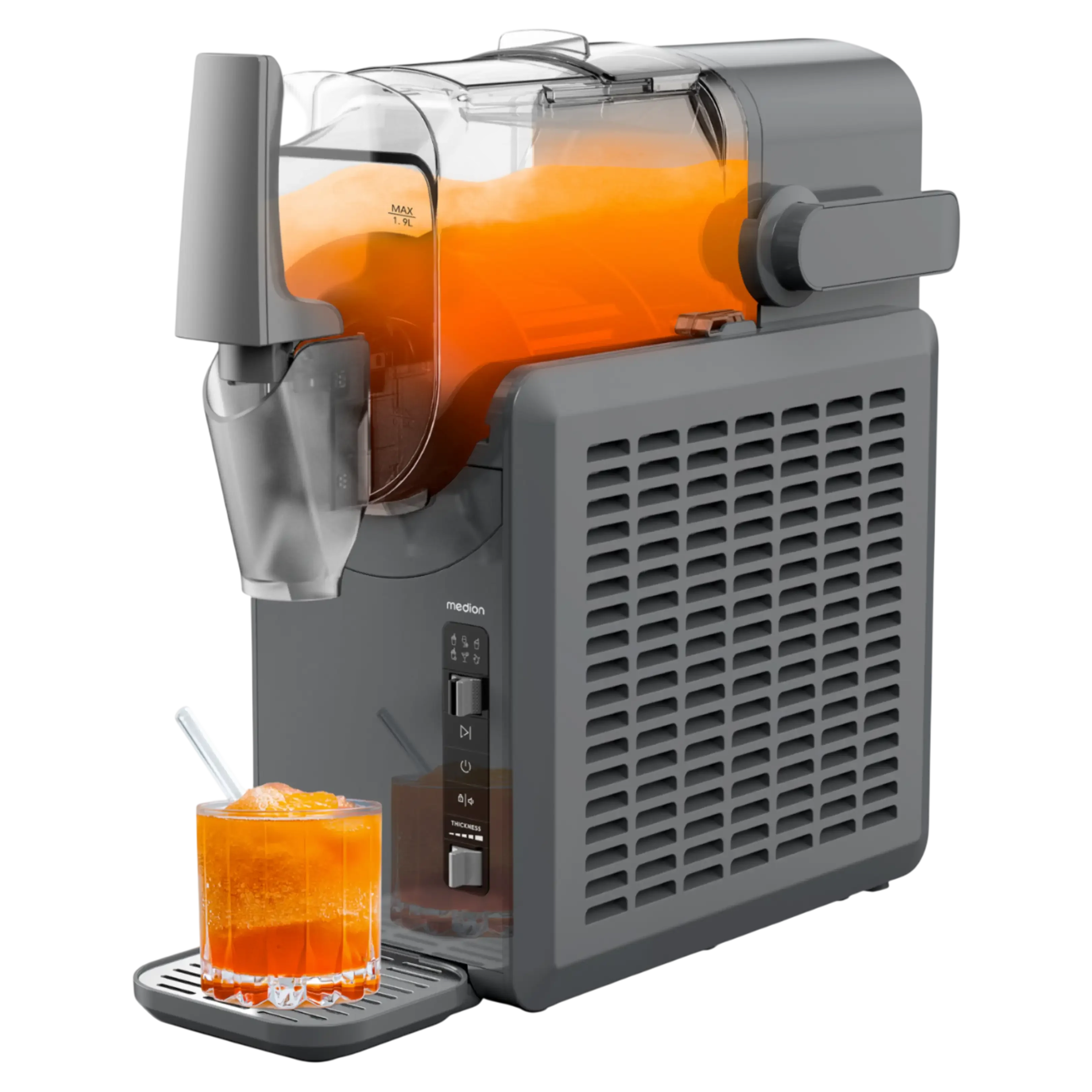 MEDION MD12090 Slush Eis Maschine 200 W grau