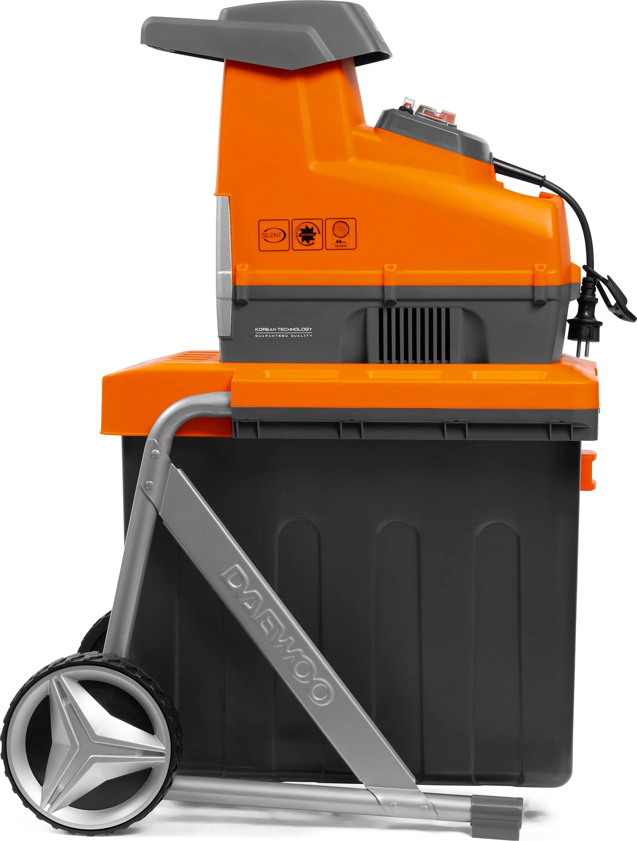 DAEWOO DSR 3000E Elektro Gartenhäcksler 2800 W Leisehäcksler