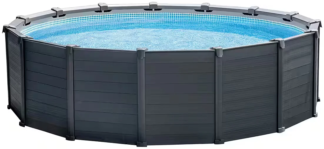 Intex Framepool Graphite Gray Panel Aufstellpool grau