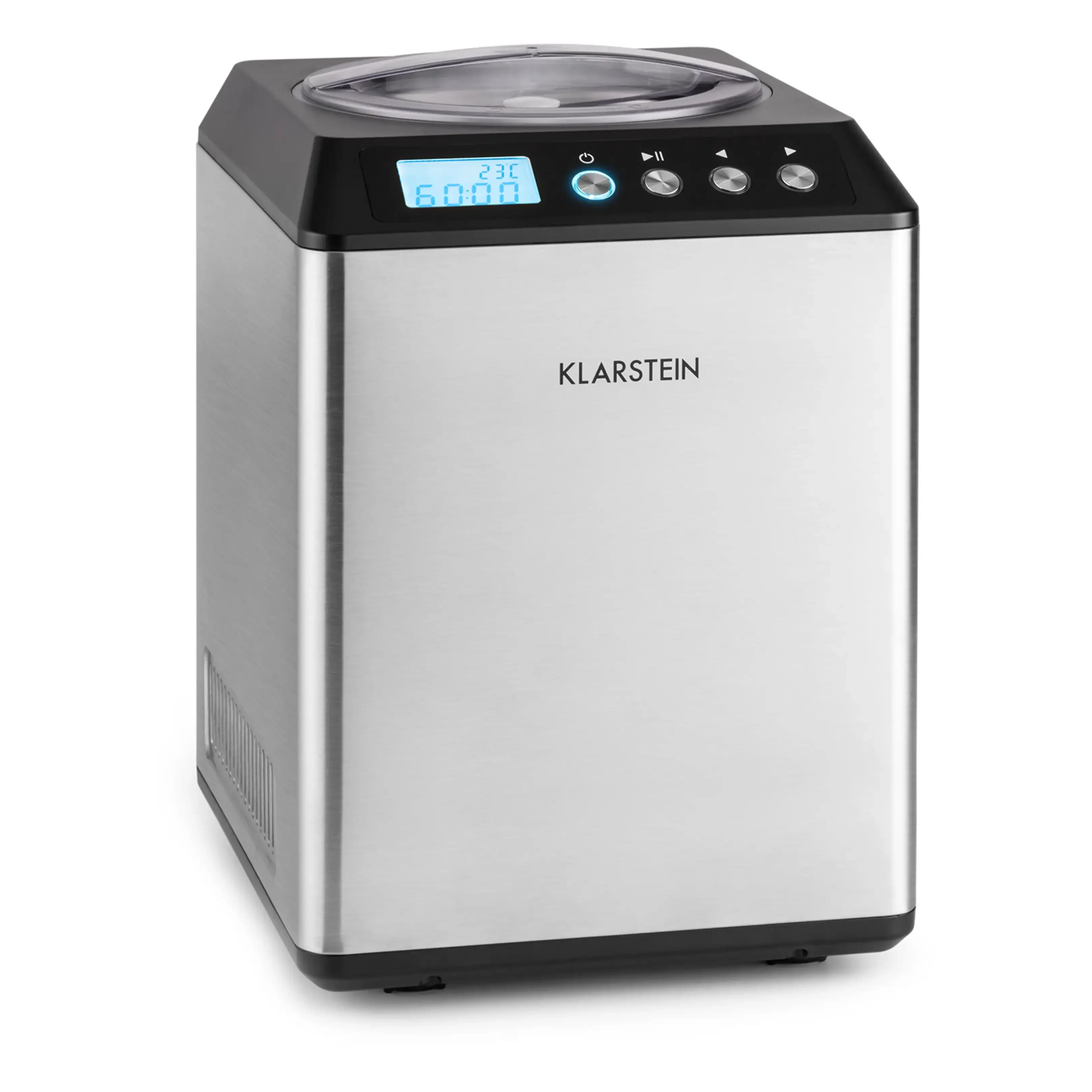 Klarstein Vanilly Sky Family Eismaschine 250 W Silber Metallic
