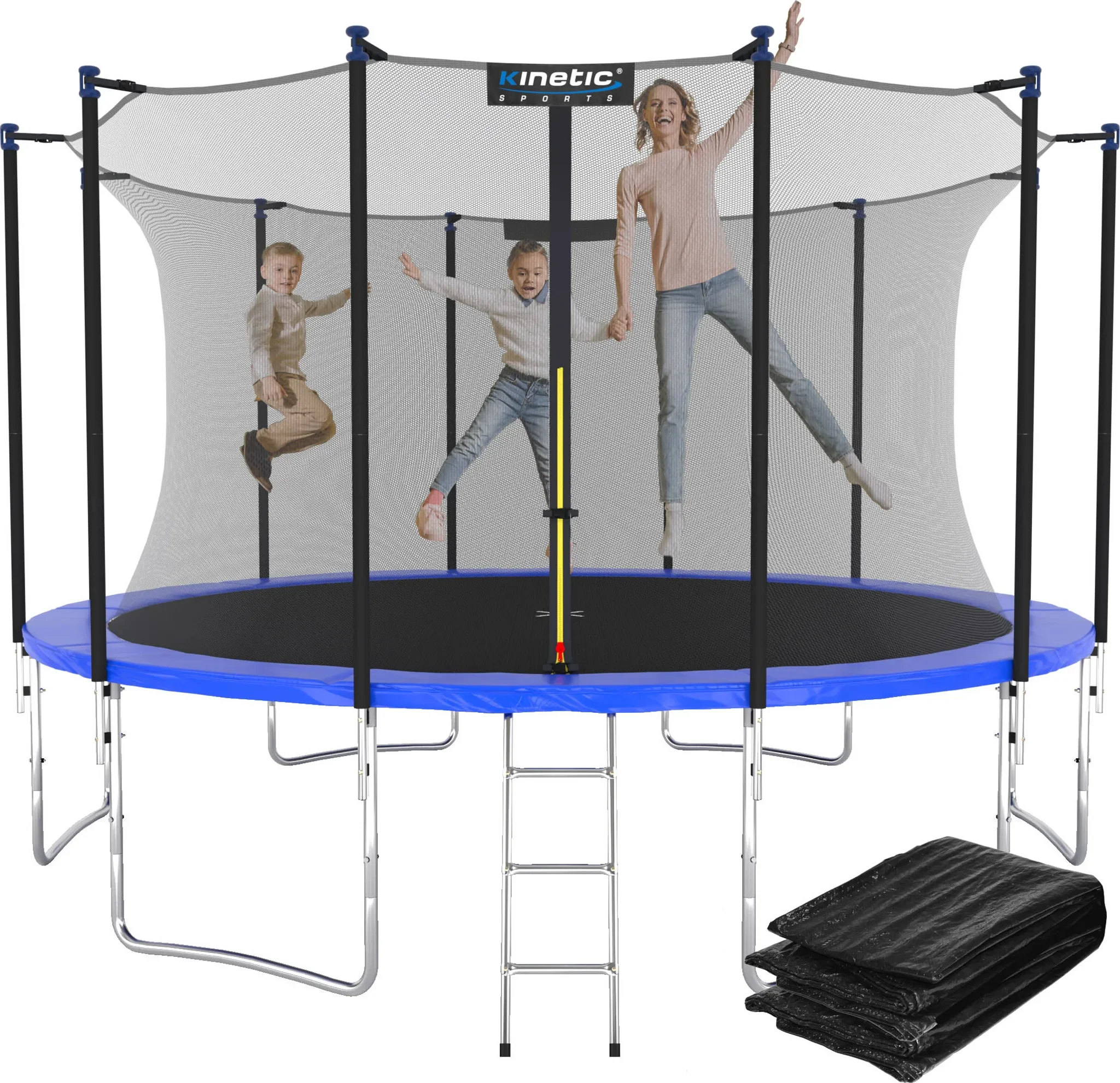 Kinetic Sports Salto Plus Trampolin Komplett-Set 183-490 cm 160 kg